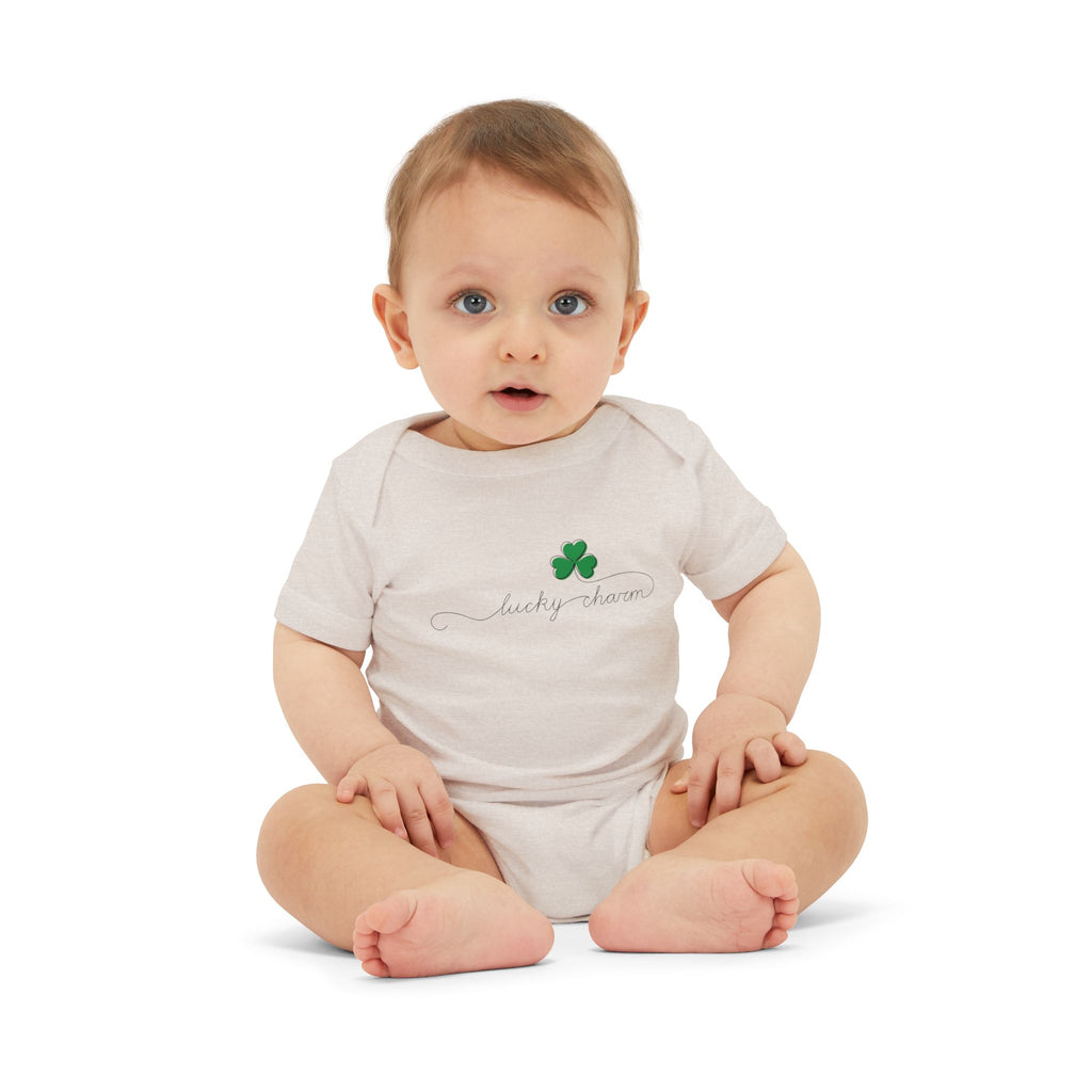 Lucky Charm Infant Onesie, Cute Baby Bodysuit, St. Patrick's Day Gift, Newborn Outfit, Irish Baby Clothes