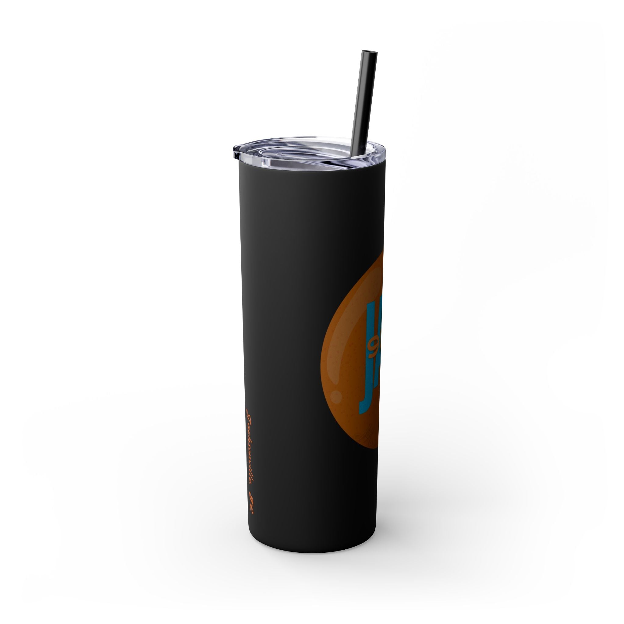 Mandarin 904 Skinny Tumbler with Straw, 20oz