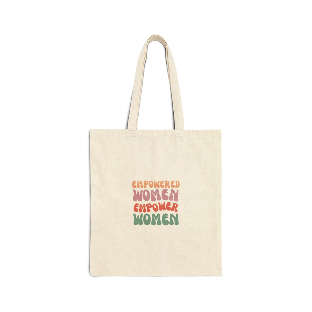 Women Empower Women Cotton Canvas Tote Bag