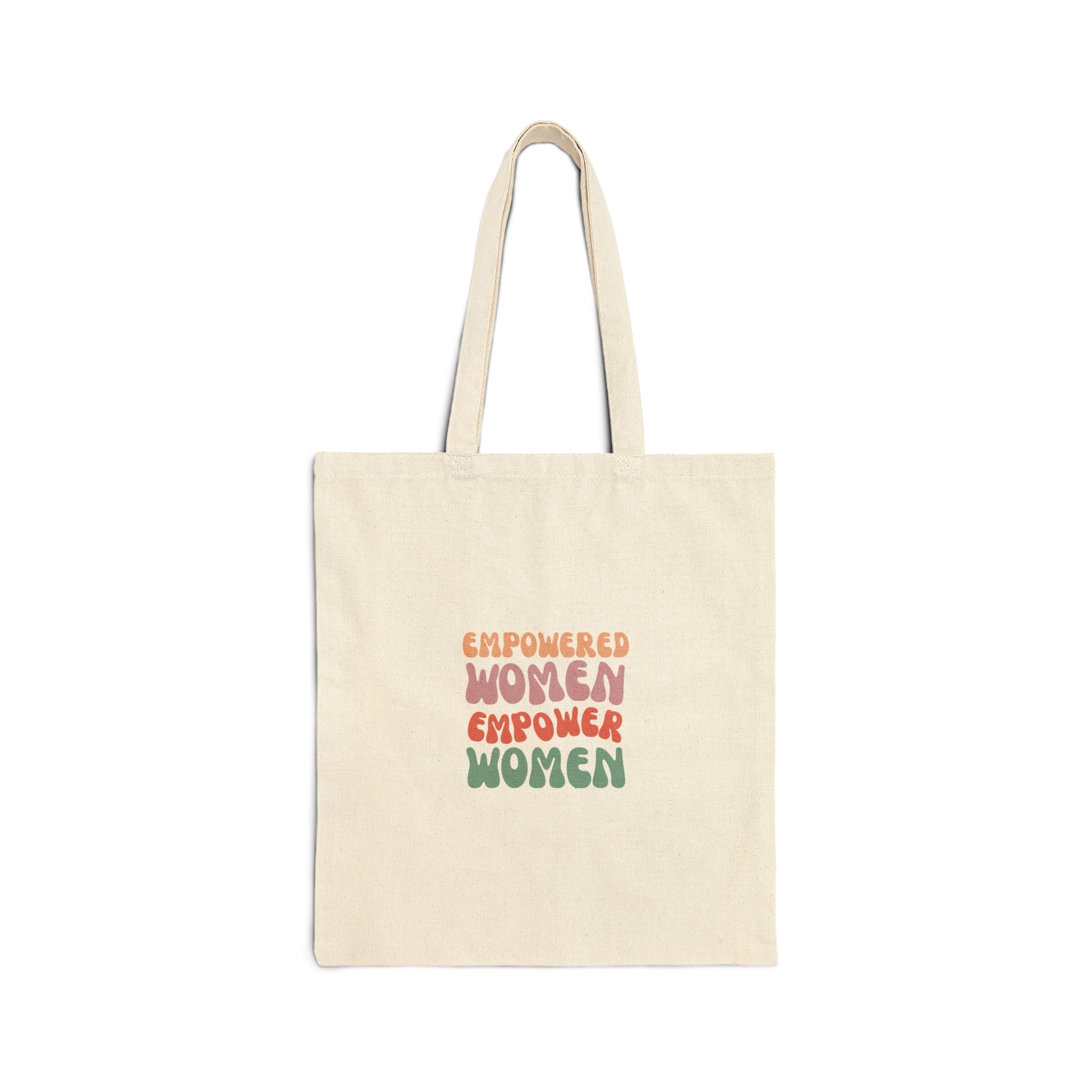 Women Empower Women Cotton Canvas Tote Bag