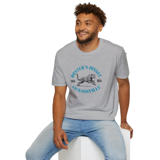 Hunter's Jungle Jacksonville Jags T-Shirt welcoming Travis Hunter NFL Draft Pick