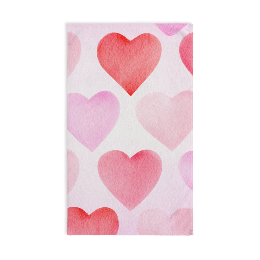 Hearts Towel Valentine's Day Hand Towel