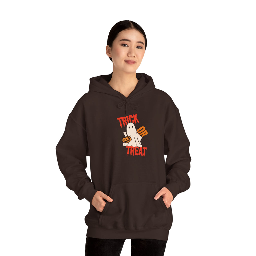 Halloween Hoodie Trick or Treat Halloween Hooded Sweatshirt