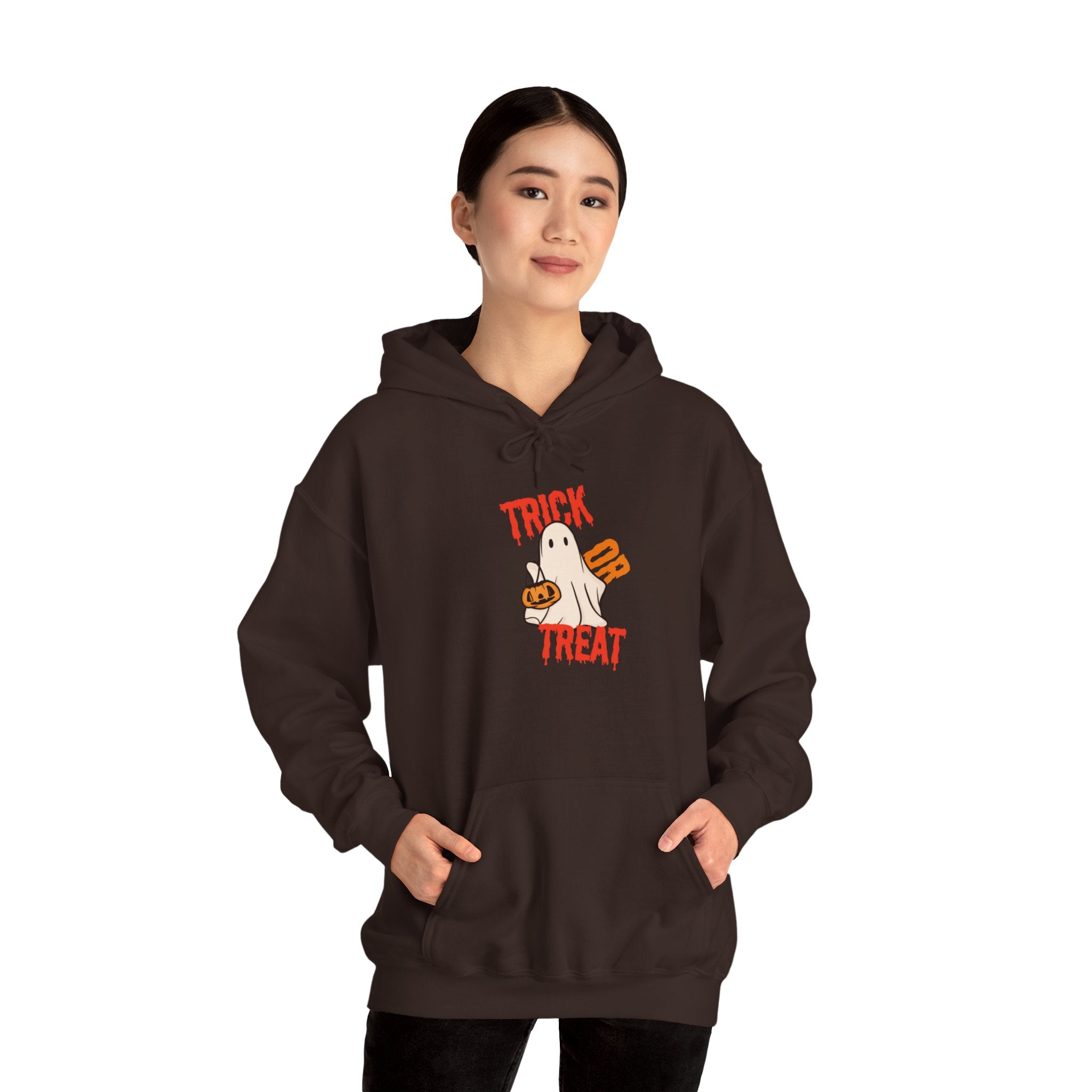 Halloween Hoodie Trick or Treat Halloween Hooded Sweatshirt
