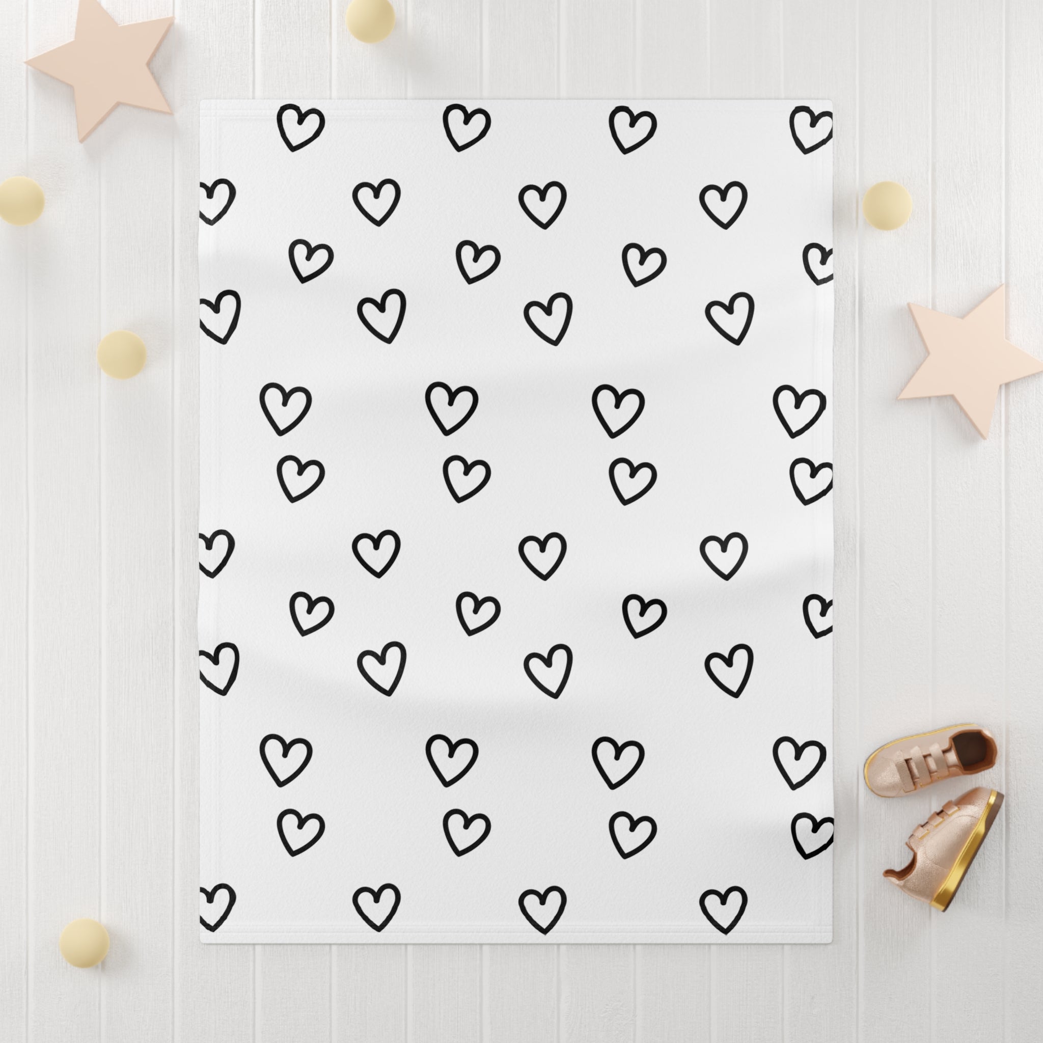 Valentine's Baby Blanket Valentine's Soft Fleece Baby Blanket