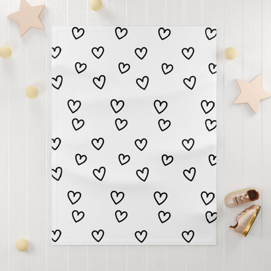 Valentine's Baby Blanket Valentine's Soft Fleece Baby Blanket