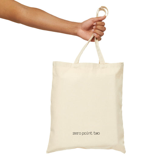 Zero Point Two Eco-Friendly Cotton Canvas Tote Bag - 0.2 Tote Bag