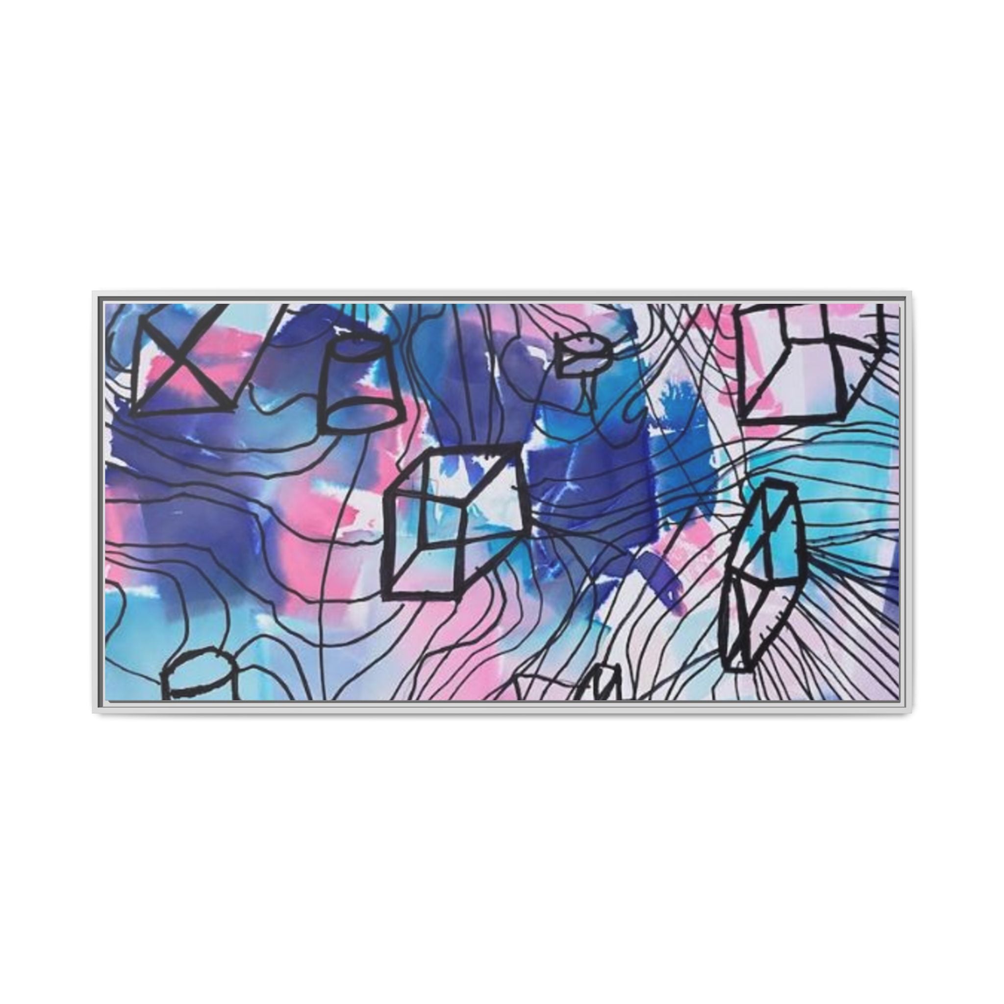 Elements of Art: Form Framed Canvas by Jackson G. Smith