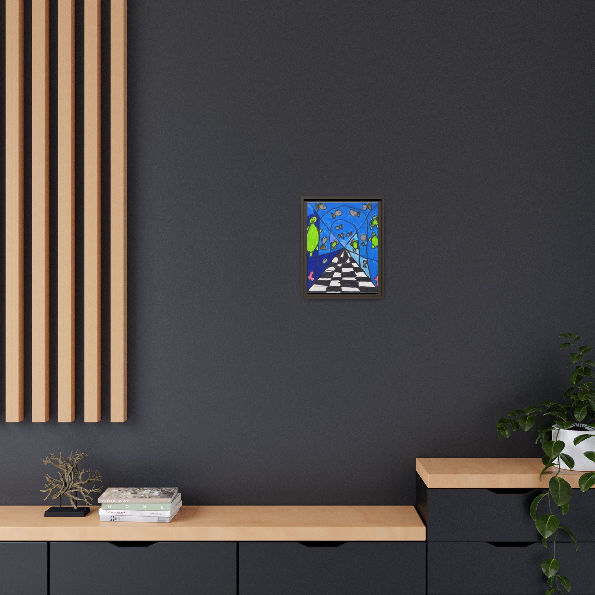 Creating Space Matte Canvas, Framed Art by Jackson Smith
