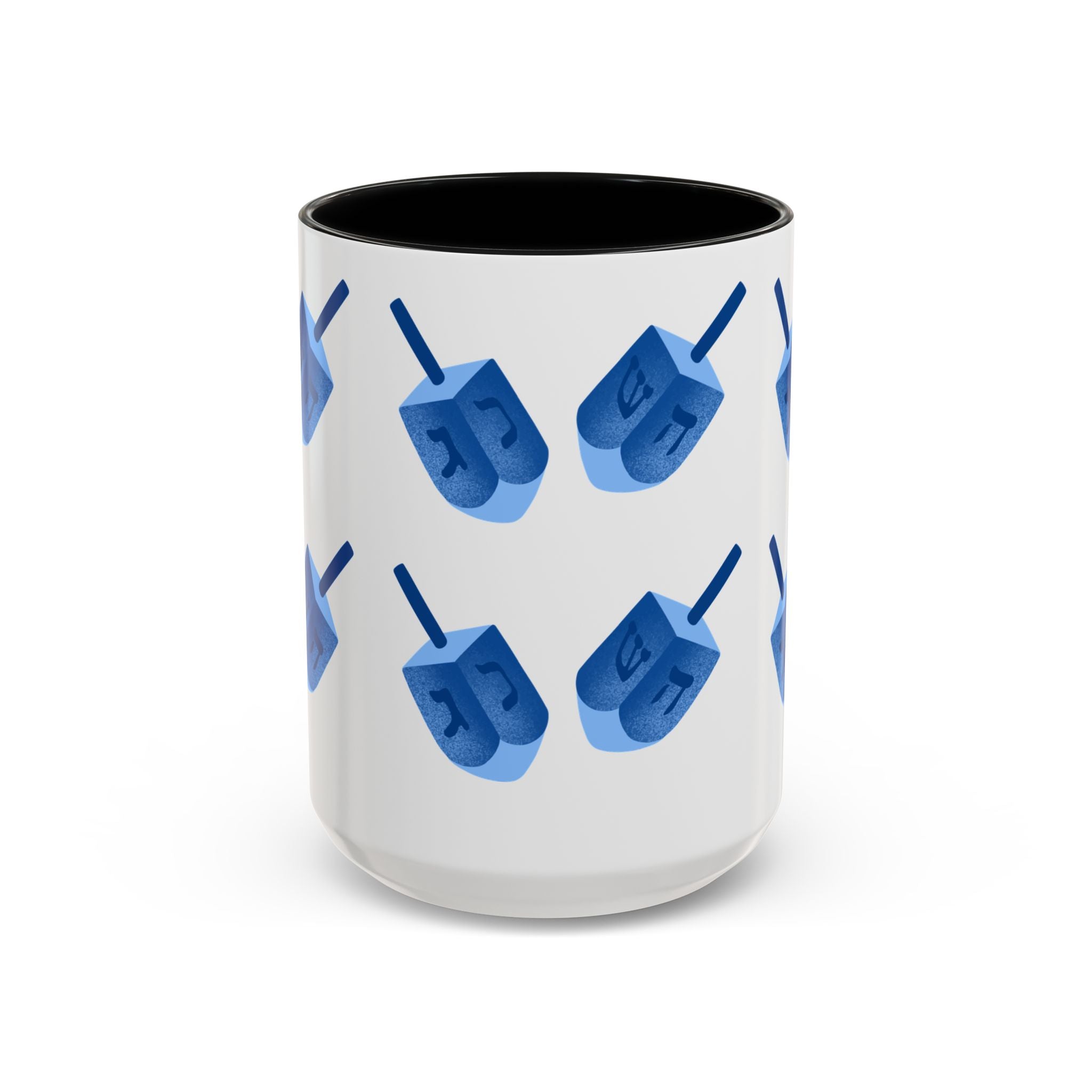 Dreidels Hanukkah Mug 15 oz