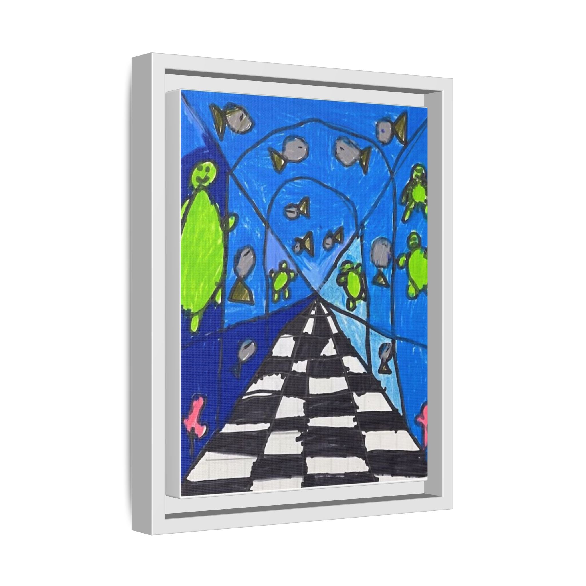 Creating Space Matte Canvas, Framed Art by Jackson Smith