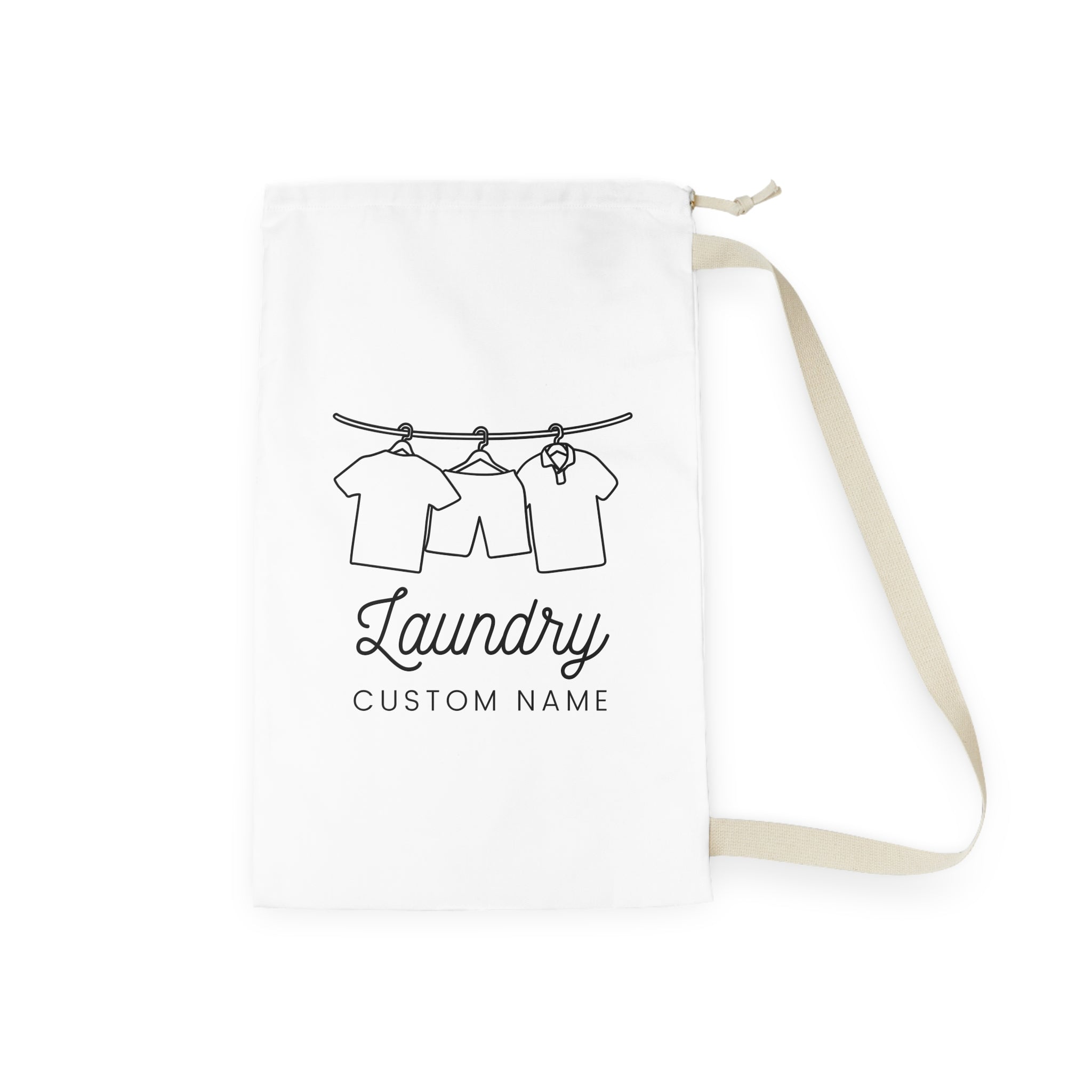 Custom Name Laundry Bag The Perfect Personalized Gift for Students and Laundry Day Essentials