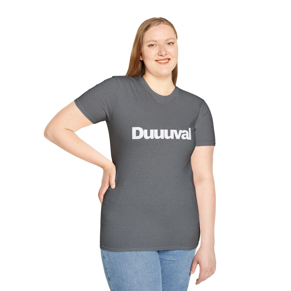 Duuuval Soft Tee with White Lettering Duval Show Your Love of the 904 in the Duuuval T-Shirt