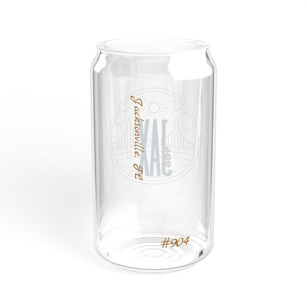 Jacksonville City of Bridges Sipper Glass, 16oz