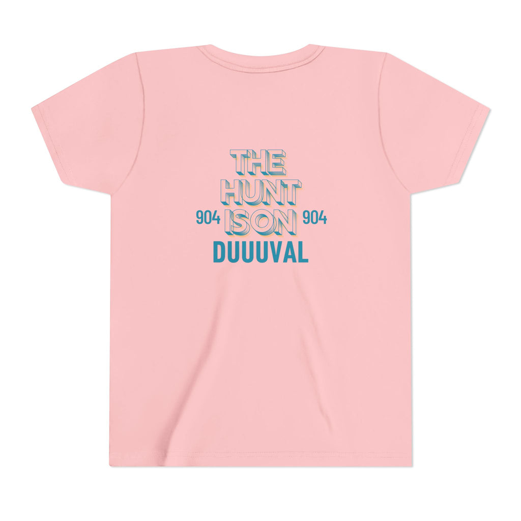 Travis Hunter Youth Short Sleeve Tee - 'The Hunt Is On' Jags Hunter Fan Wear TShirt Kids