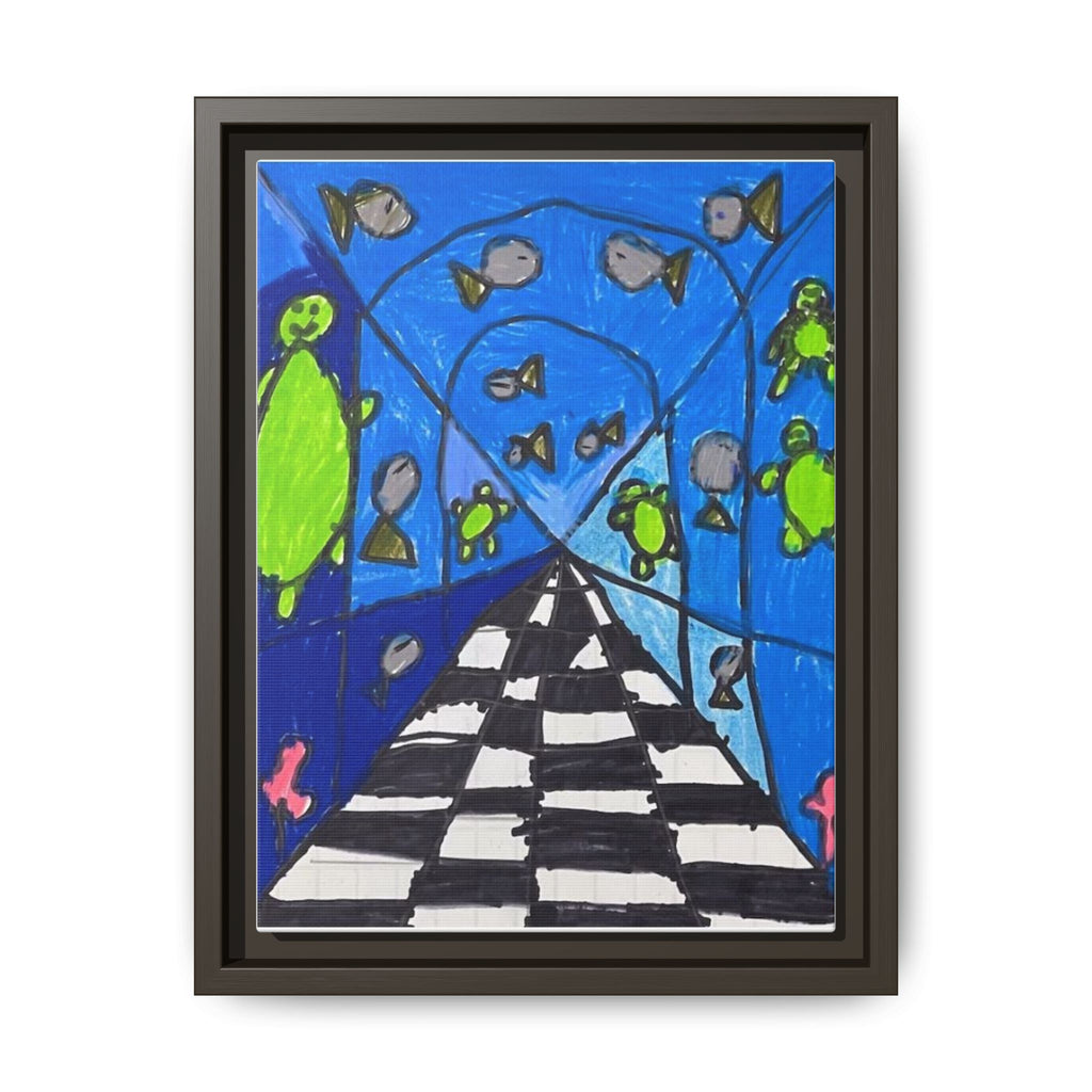 Creating Space Matte Canvas, Framed Art by Jackson Smith