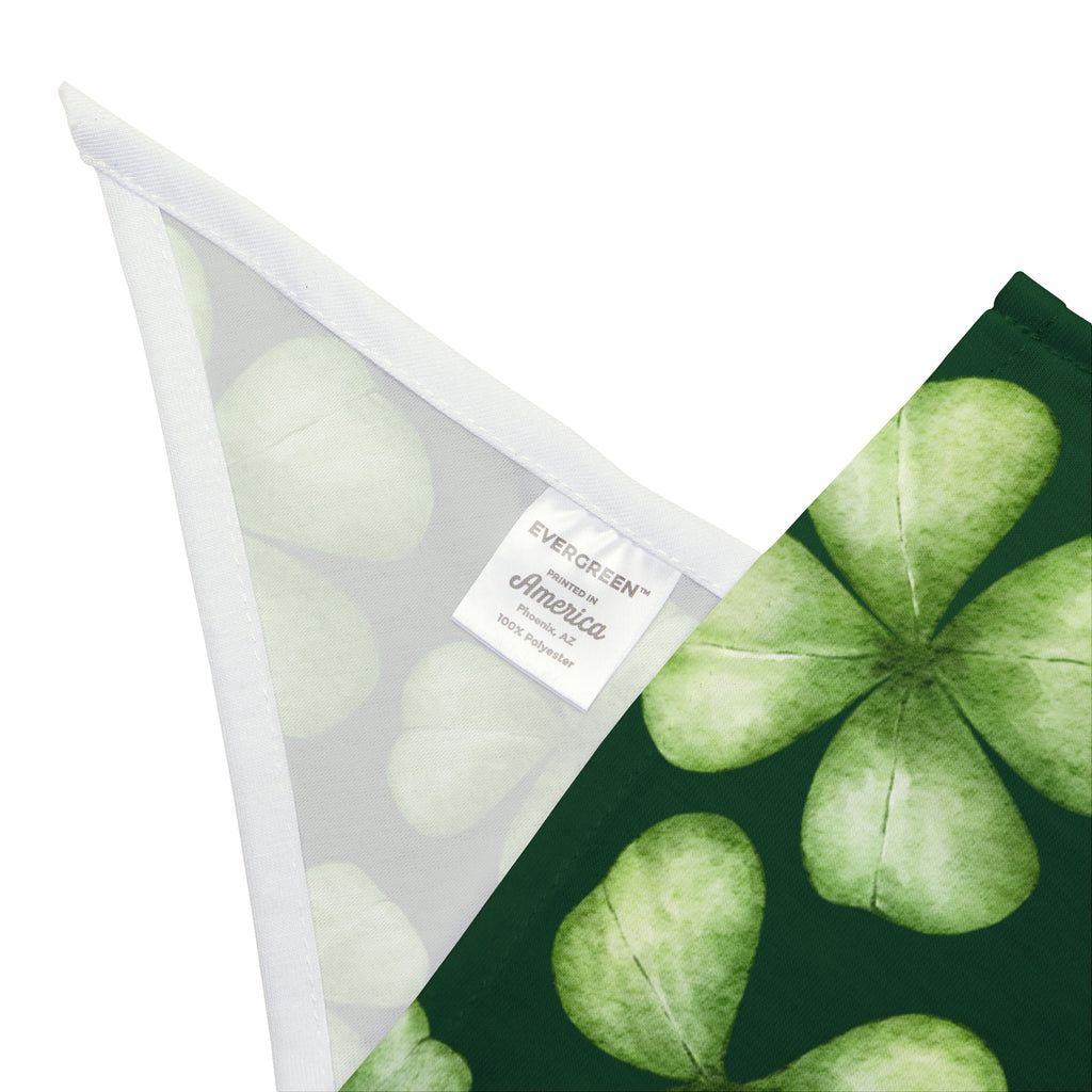 Irish Pet Bandana Shamrock Dog Bandana St. Patrick's Dog Bandana