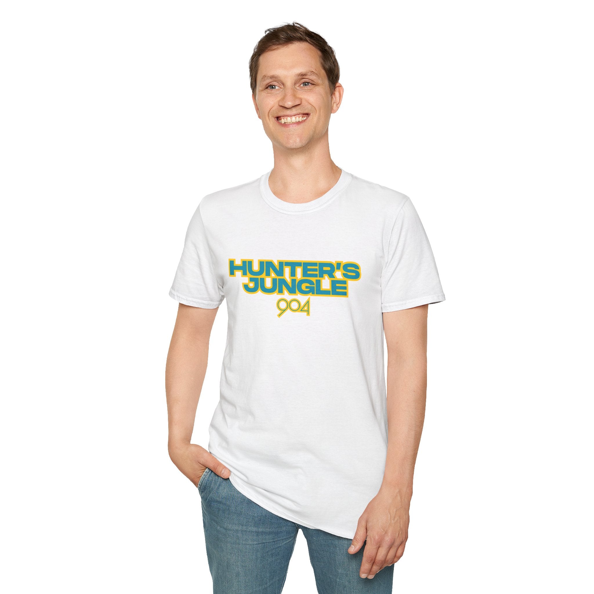 Hunter's Jungle Softstyle T-Shirt - Travis Hunter is a JAG Let's Go Duuuval