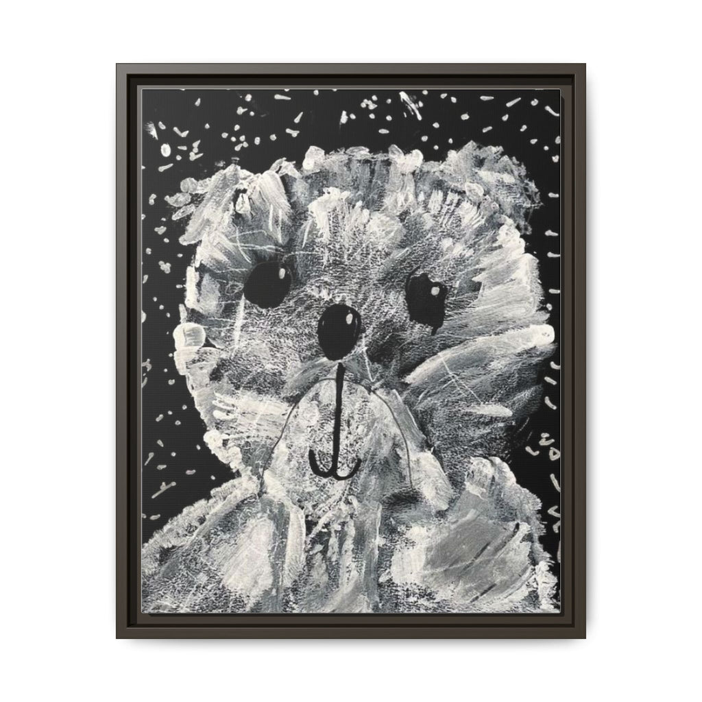 Theodore Roosevelt, Teddy Bear Matte Canvas, Framed Art by Jackson Smith