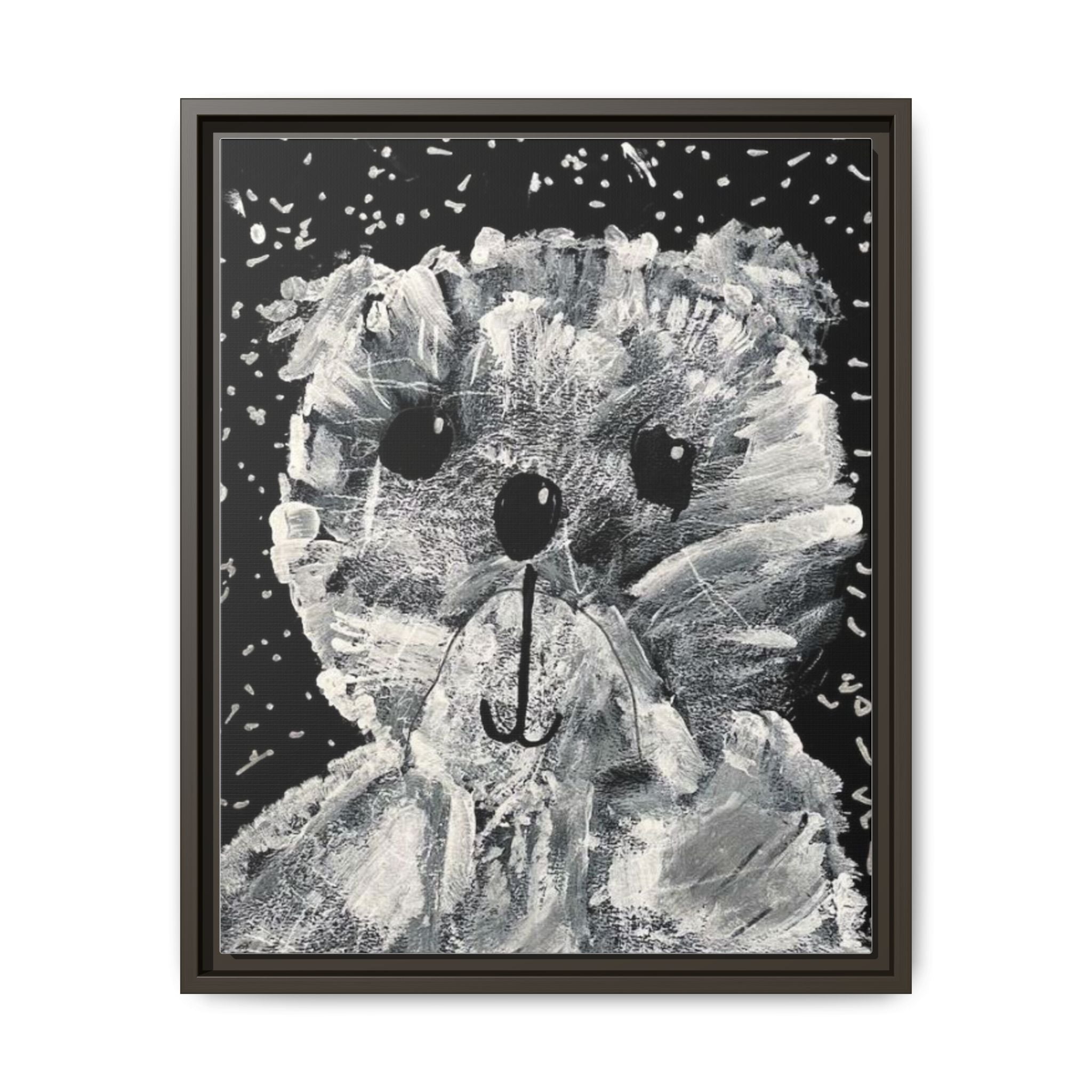 Theodore Roosevelt, Teddy Bear Matte Canvas, Framed Art by Jackson Smith