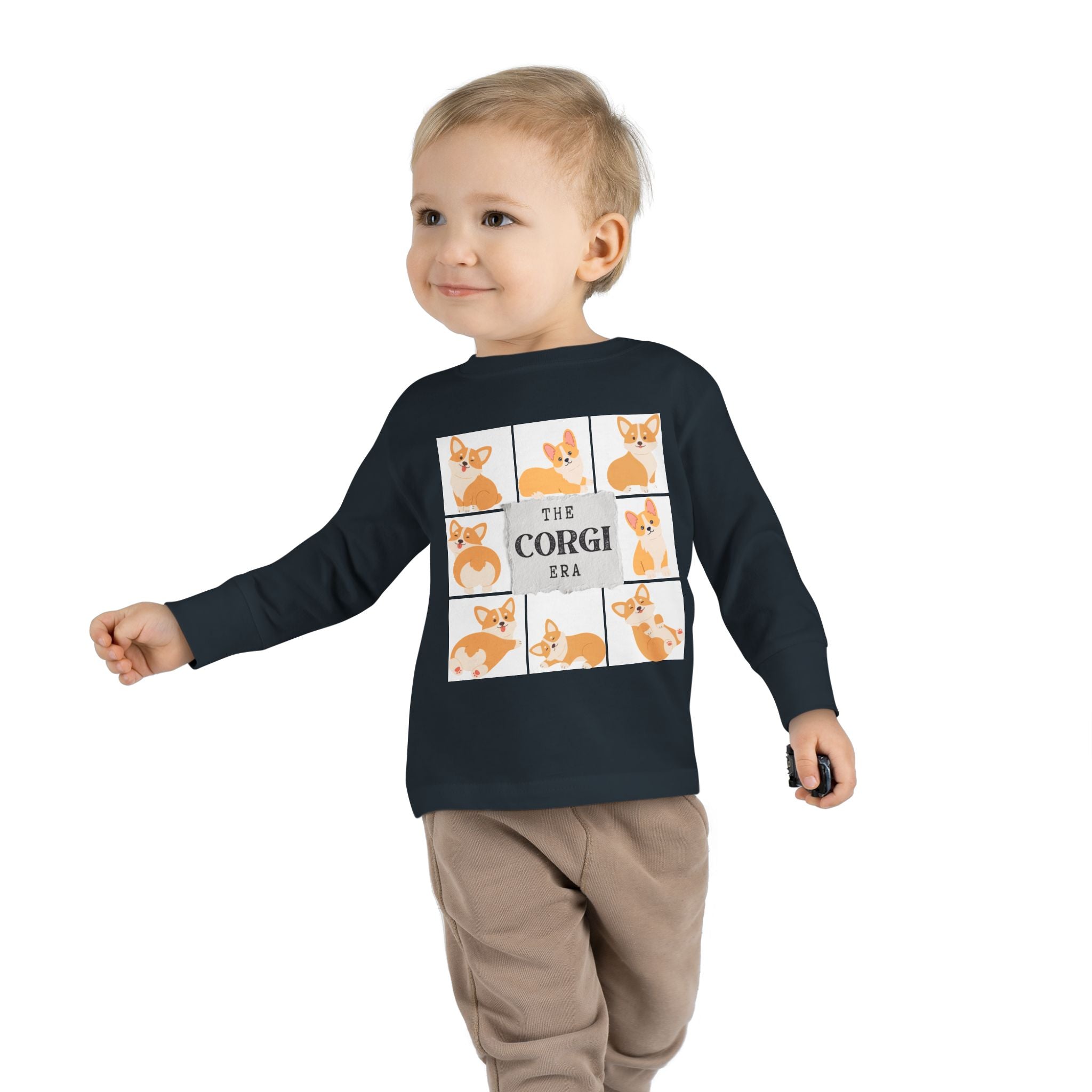 The Corgi Era Toddler Long Sleeve Tee
