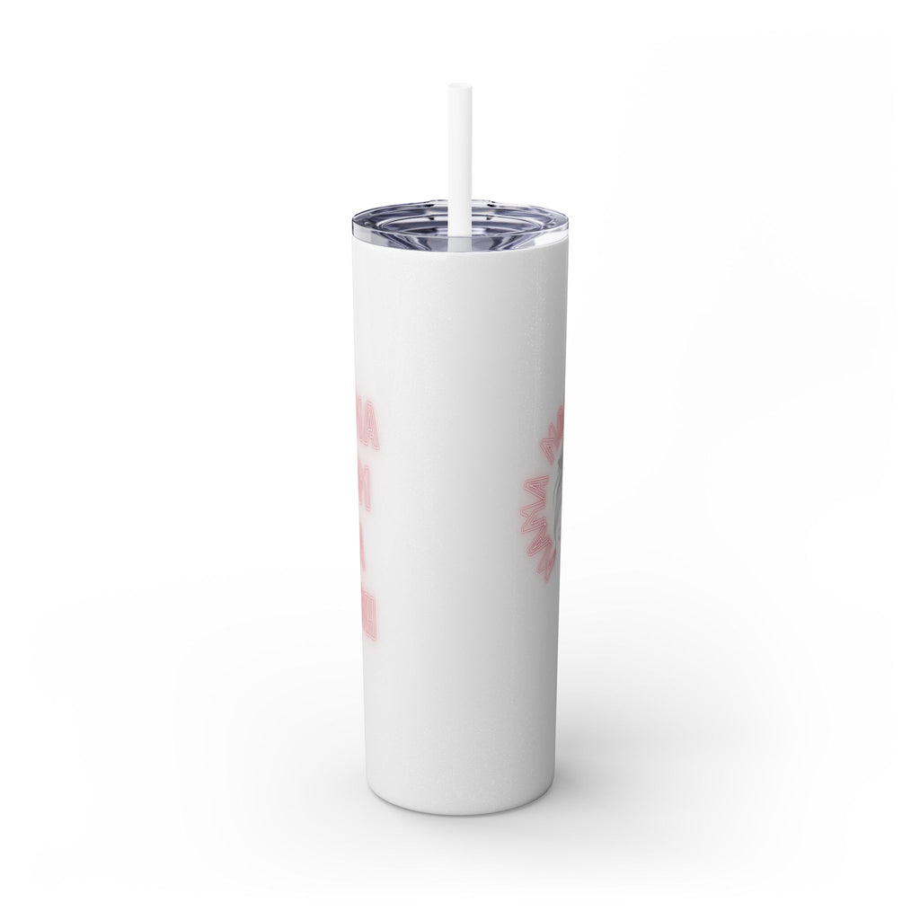 Mom Mama Ma Bruh Skinny Tumbler with Straw, 20oz