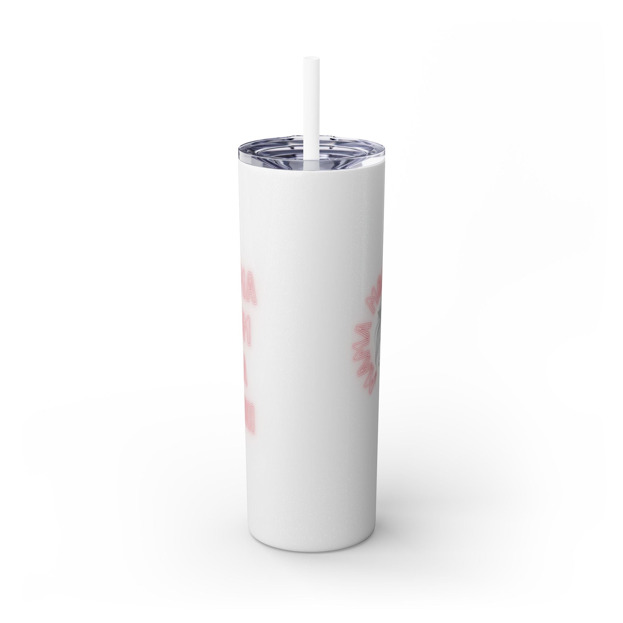 Mom Mama Ma Bruh Skinny Tumbler with Straw, 20oz