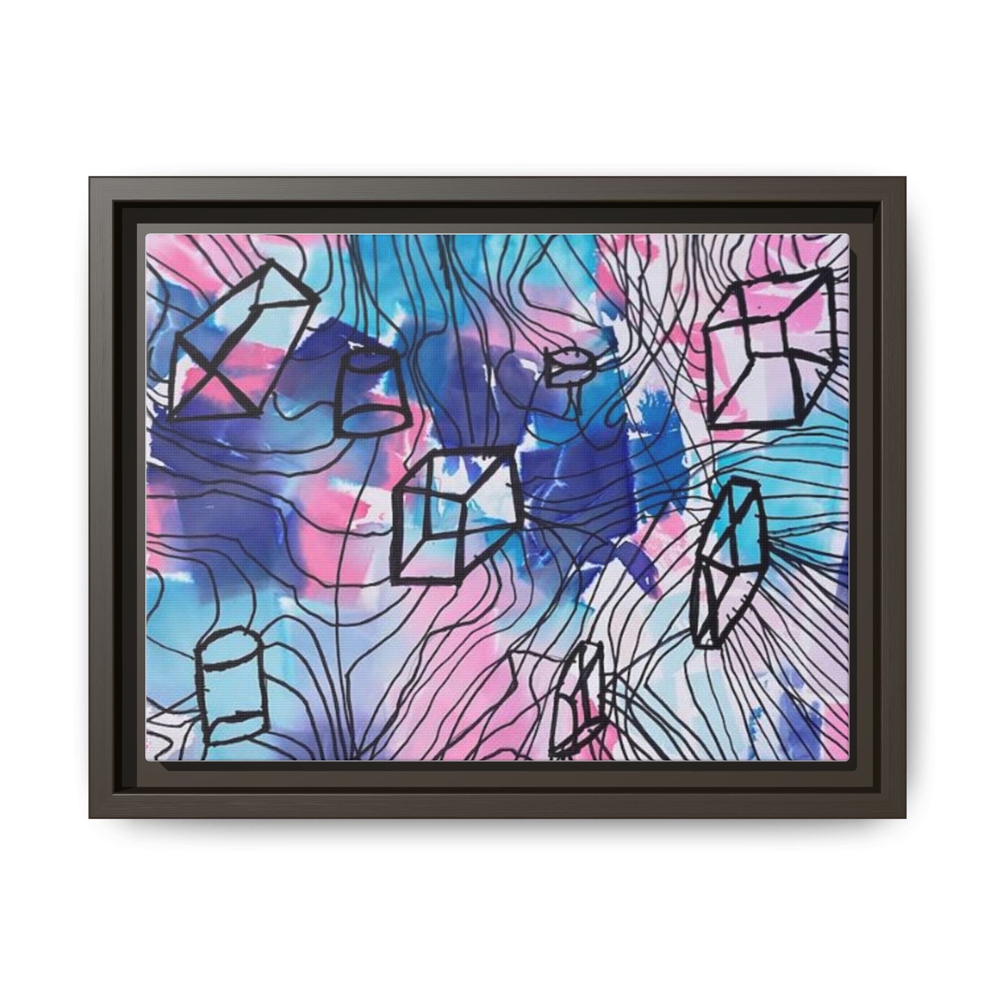 Elements of Art: Form Framed Canvas by Jackson G. Smith