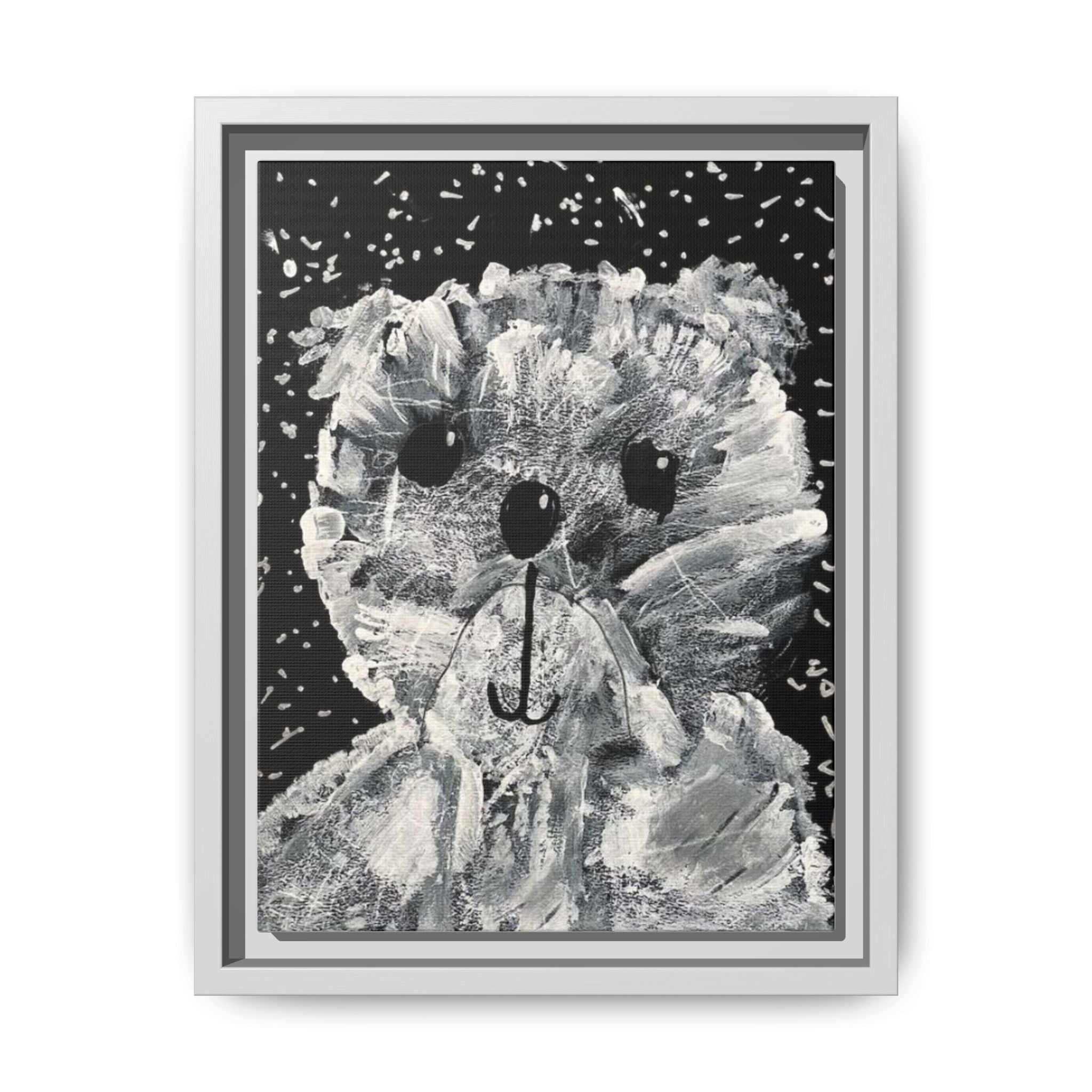 Theodore Roosevelt, Teddy Bear Matte Canvas, Framed Art by Jackson Smith