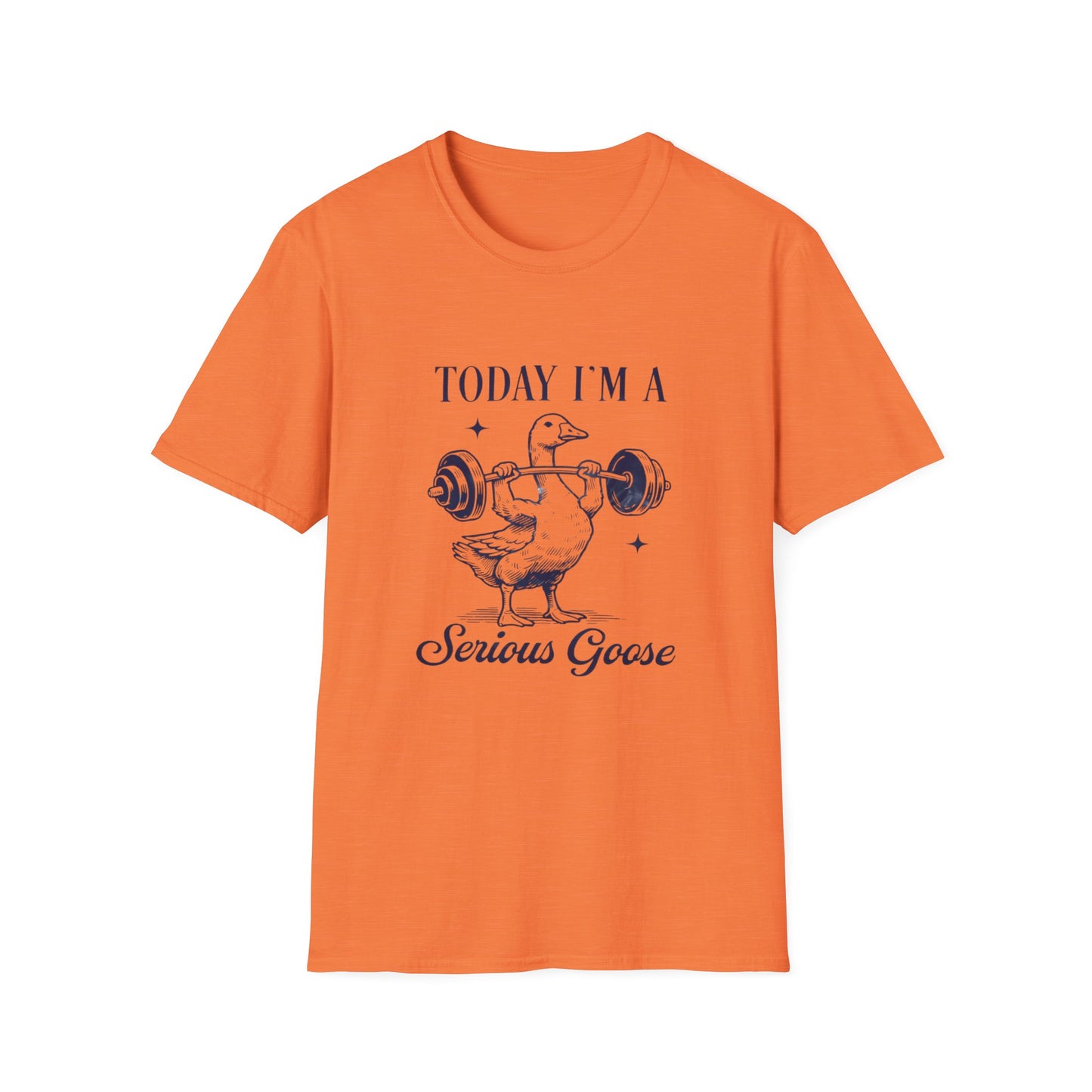 Serious Goose Tee Serious Goose Soft Vintage Style Tee, Funny Goose T-shirt