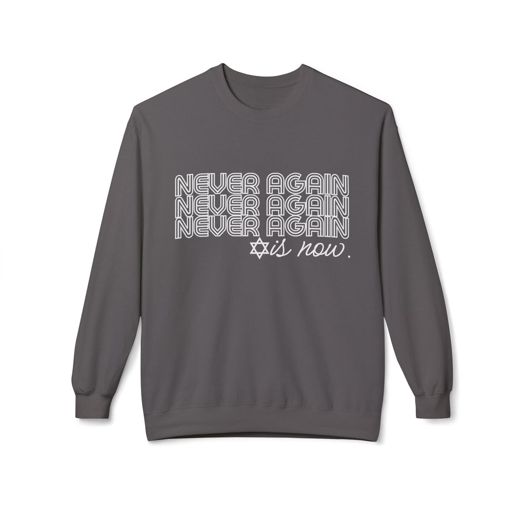 Never Again is Now Sweatshirt to End Jew Hate