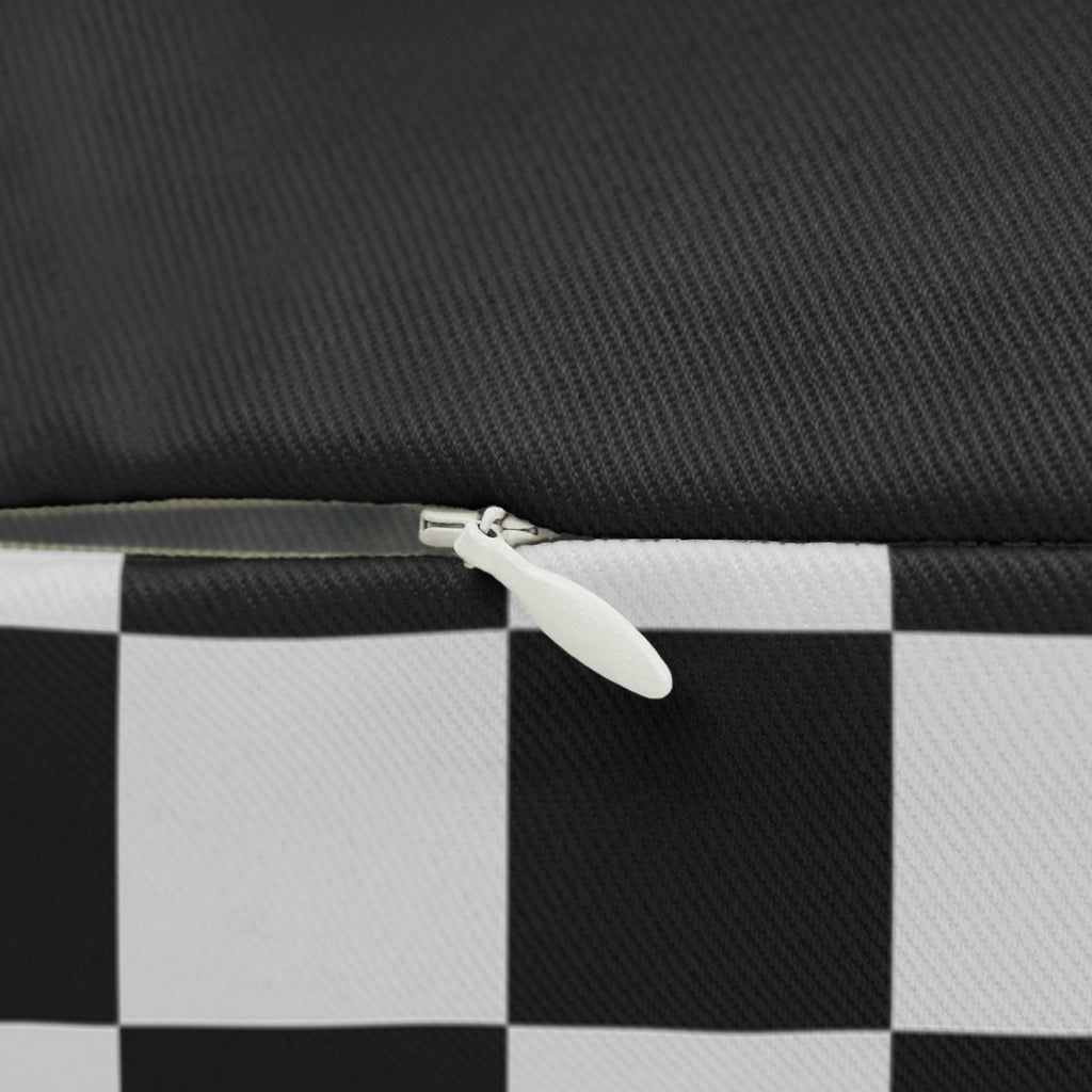 Funny Checkered Throw Pillow - "If Your Kid Bullies Mine..."  Decorative Pillow for Mom Gift for Mom