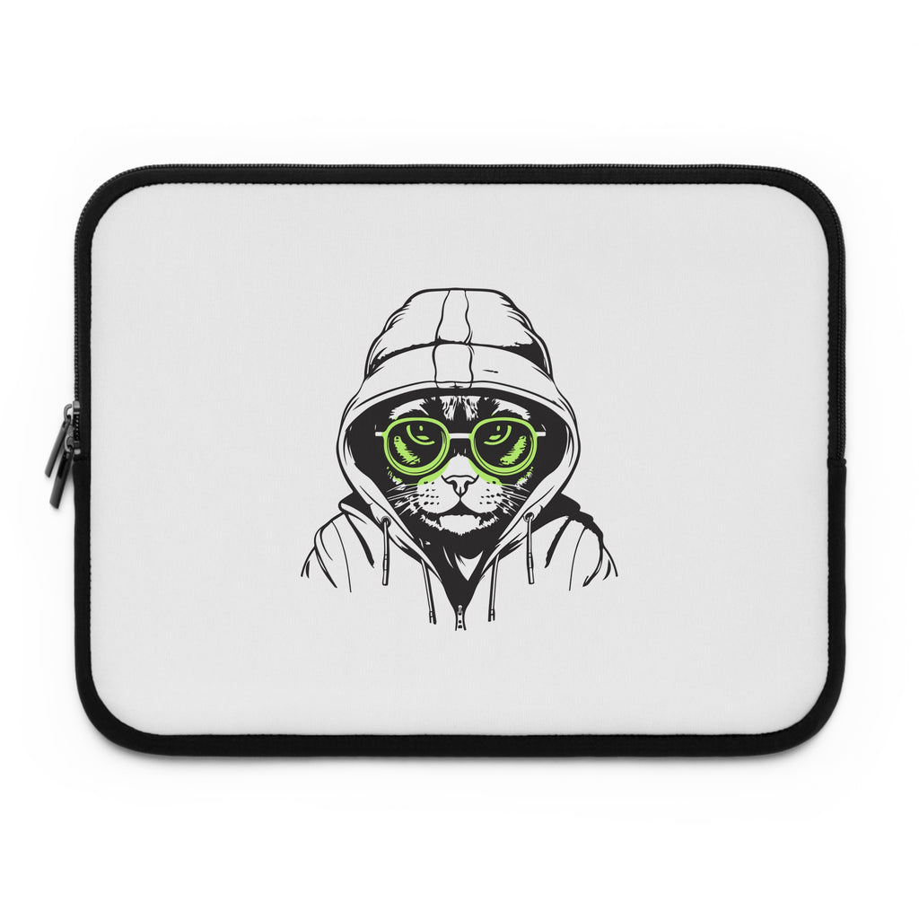 Cool Cat Angry Kitty Laptop Sleeve