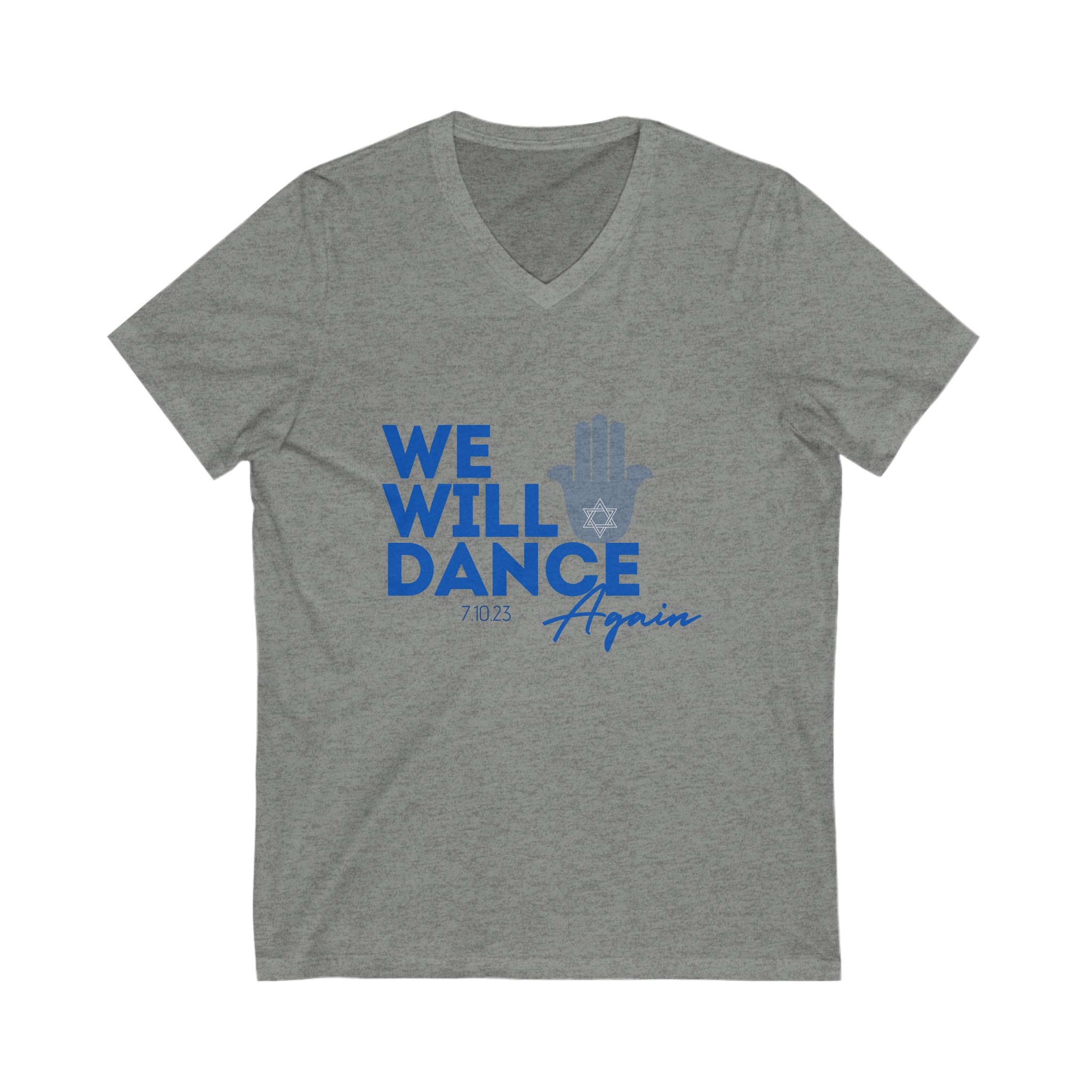 We Will Dance Again Jersey Short Sleeve V-Neck Tee