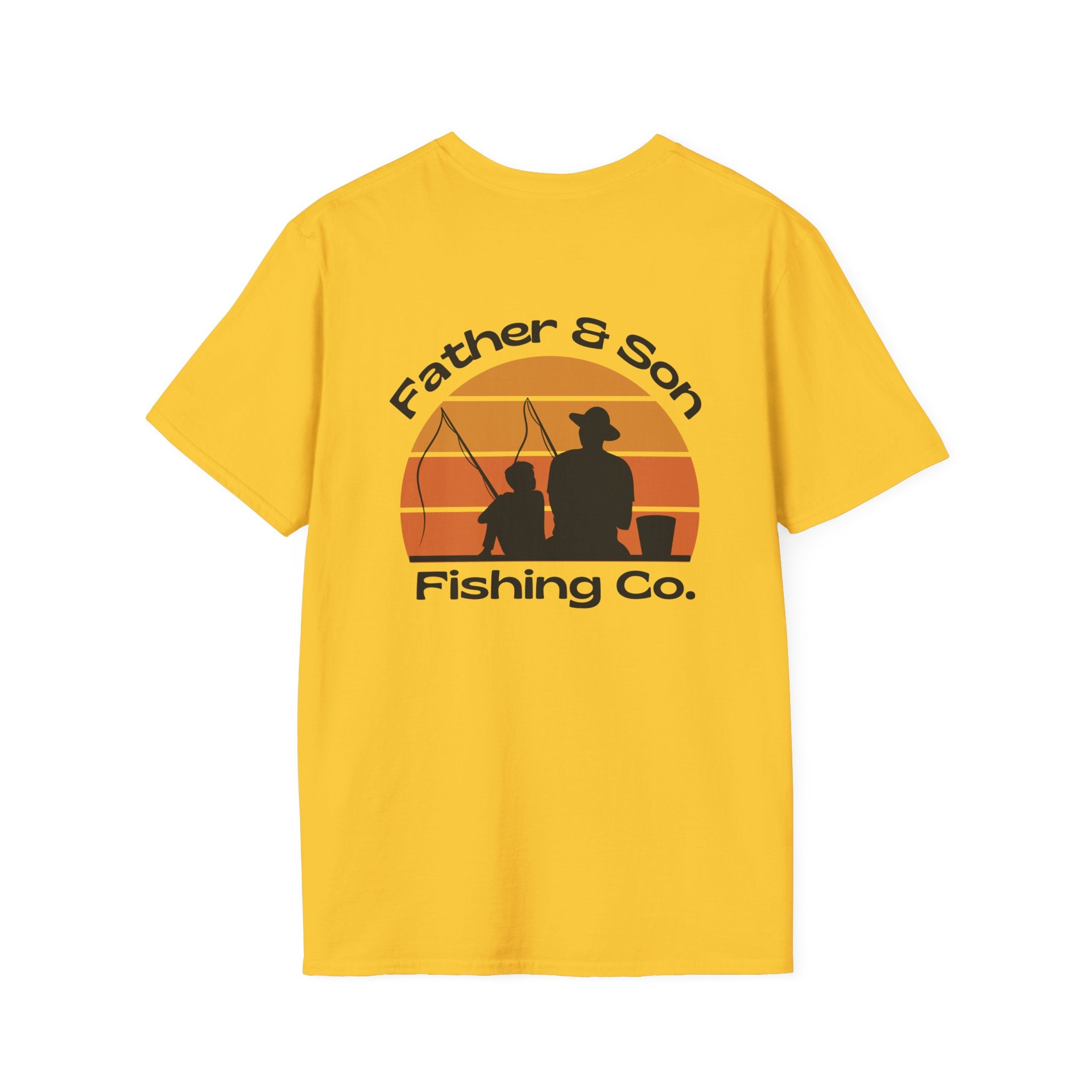 Father & Son Fishing Co. T-Shirt -T Shirt for Dads Fishing T Graphic Tee Gift for Dad