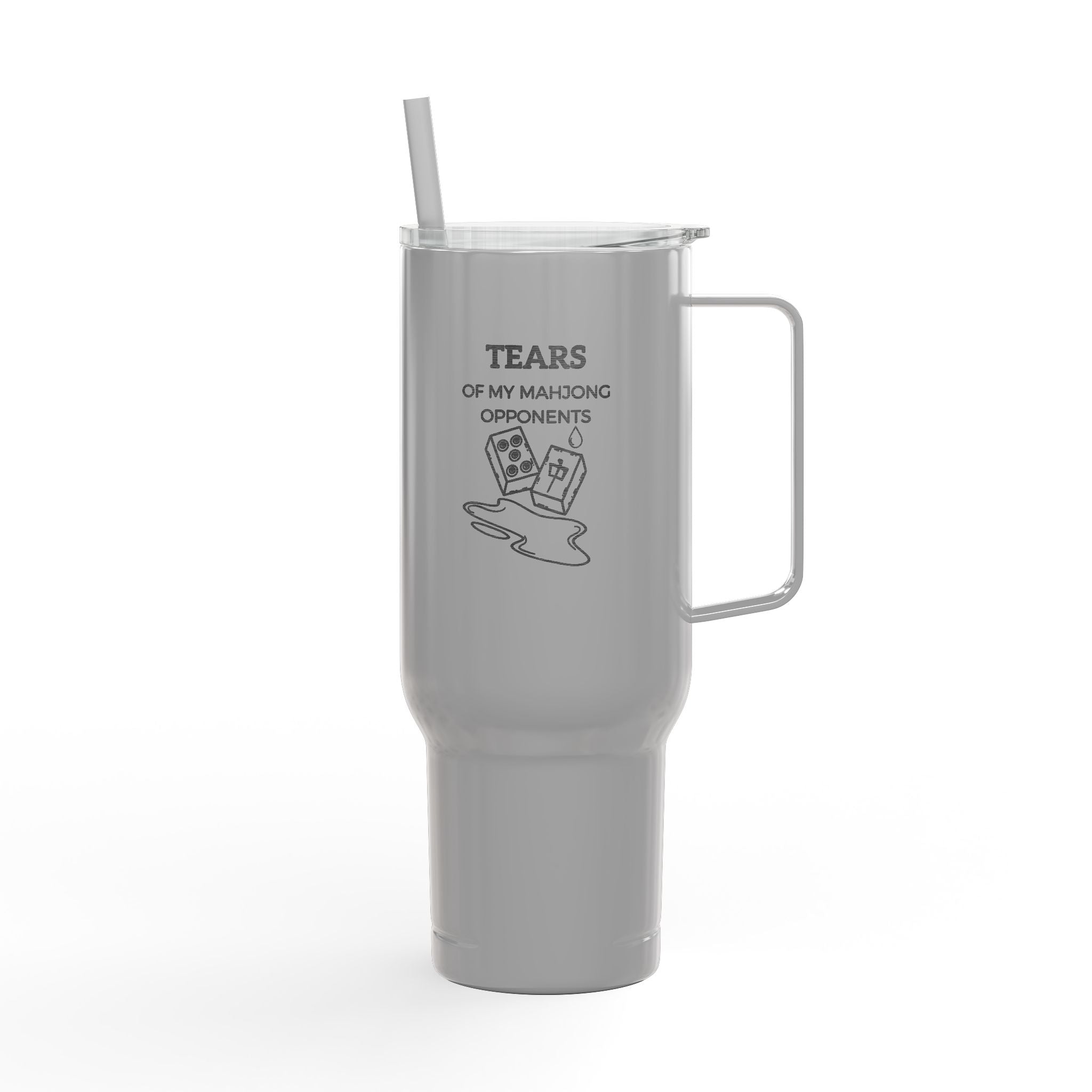 Faux Stan Mahjong Maven Insulated Tumbler, Perfect Gift for Gamers, Travel Mug for Mahjong Lovers Mahjong Gifts