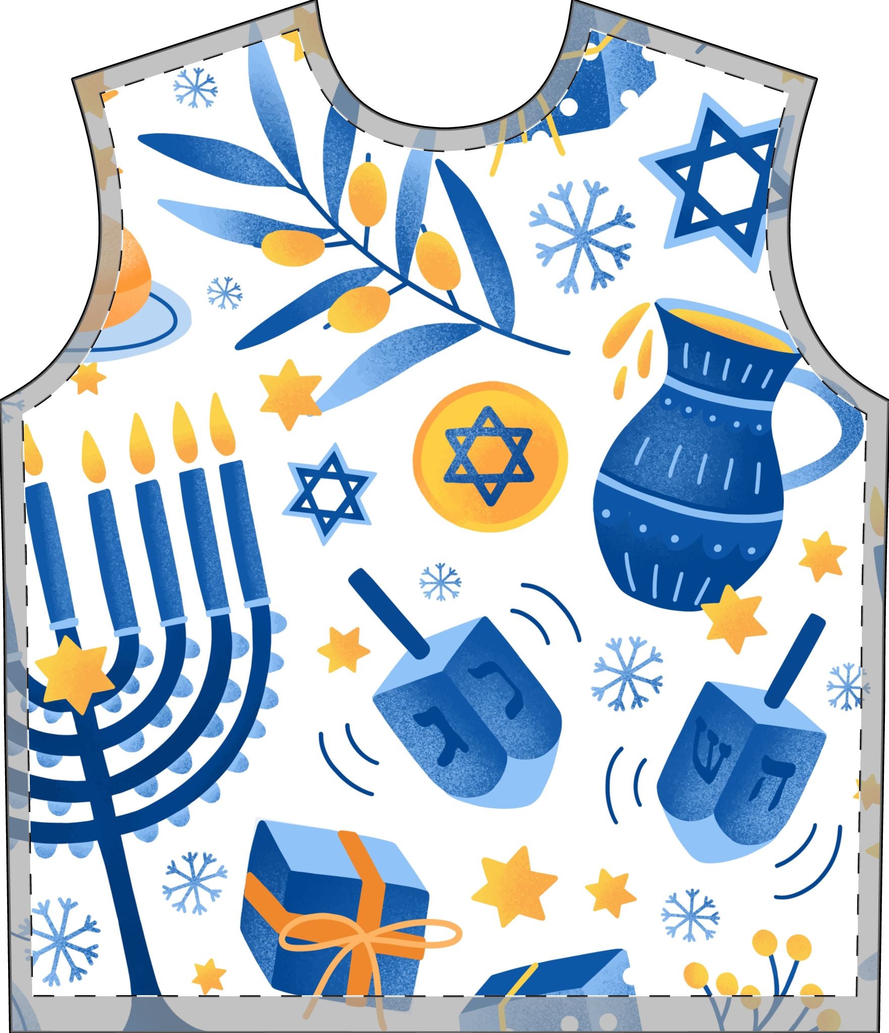 Bubbe's Design adult Hanukkah Pajama Set Chanukah Pajamas for Adults