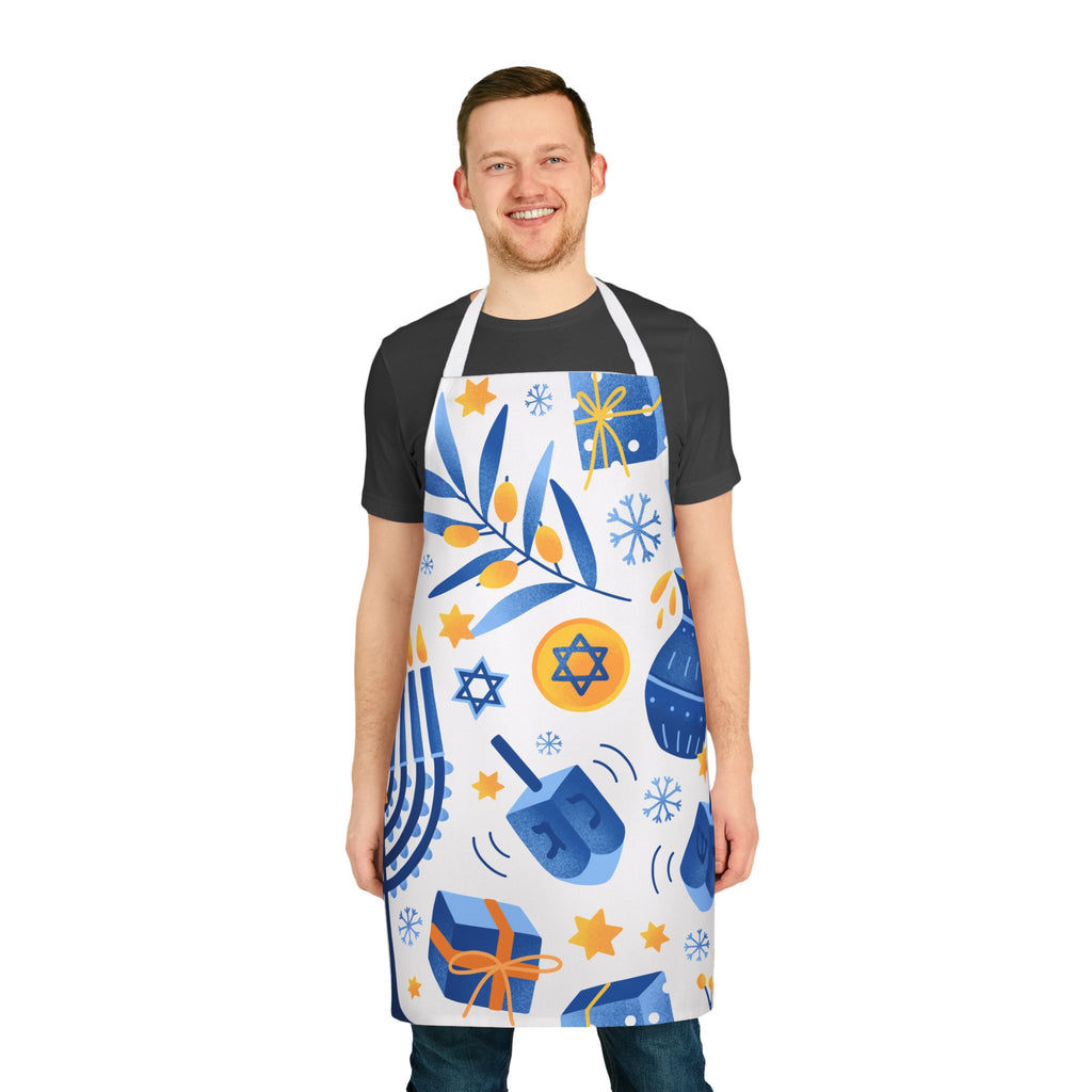 Bubbe's Print Hanukkah Apron
