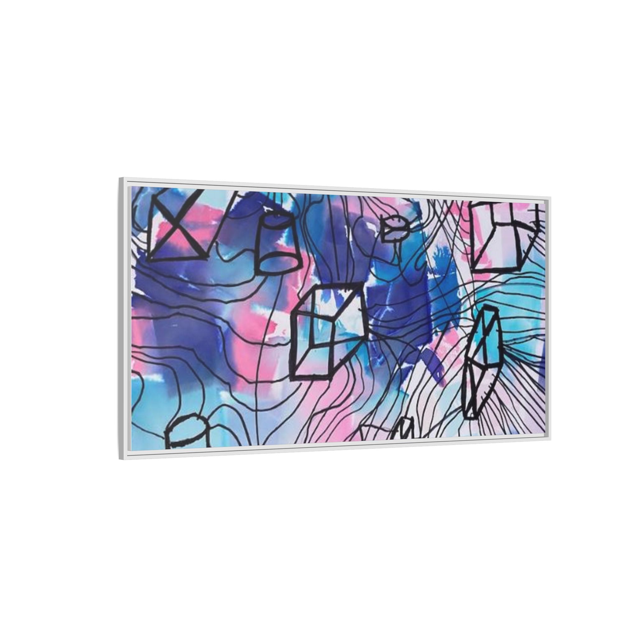 Elements of Art: Form Framed Canvas by Jackson G. Smith