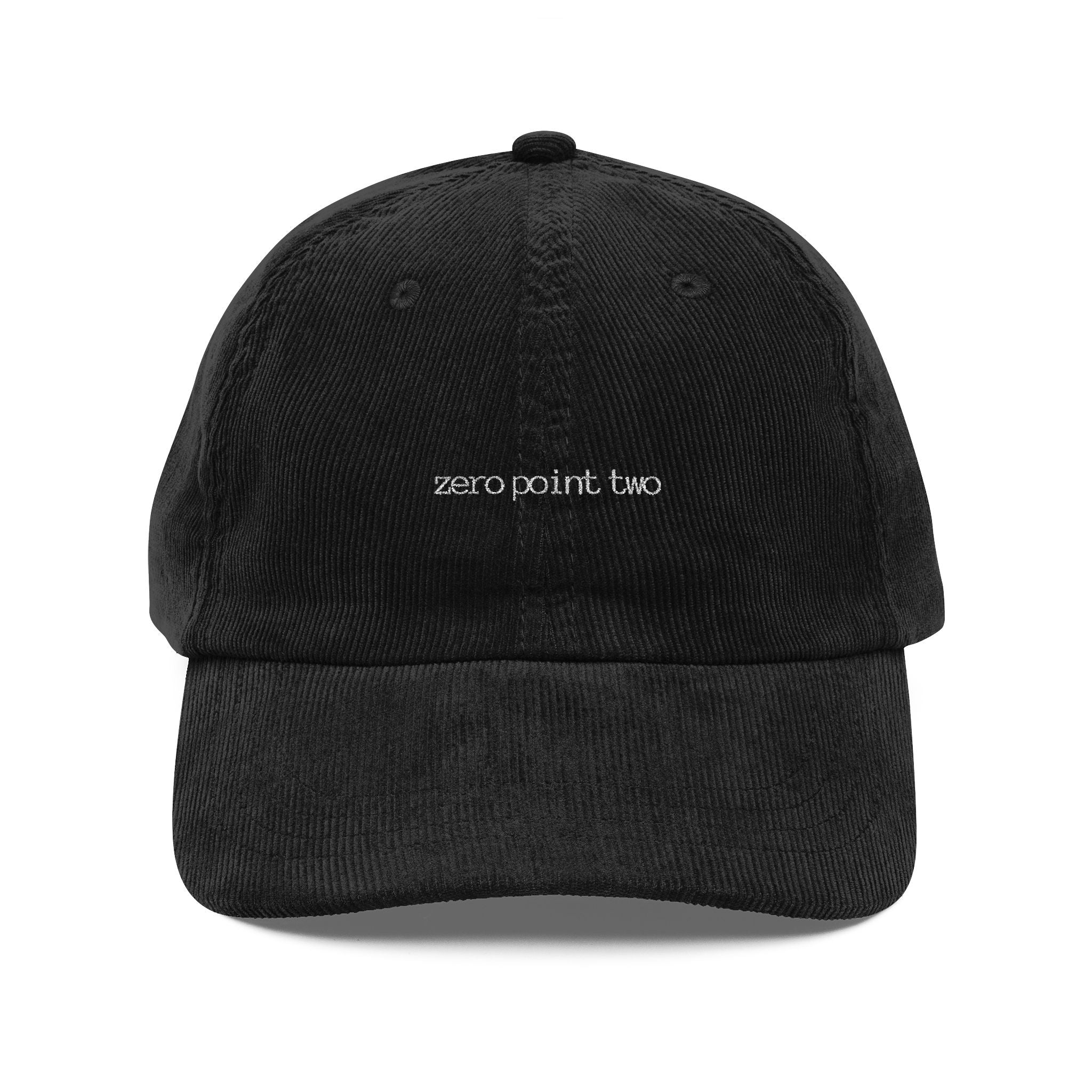 Zero Point Two Vintage Corduroy Cap Jewish Identity Hat 0.2