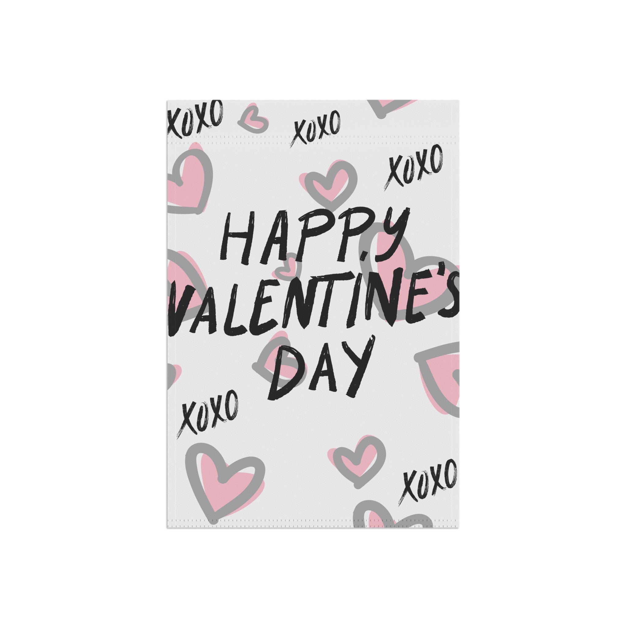 Happy Valentine's Day Flag Valentine's Day Garden Flag February Garden Flag XOXO Valentine's Flag