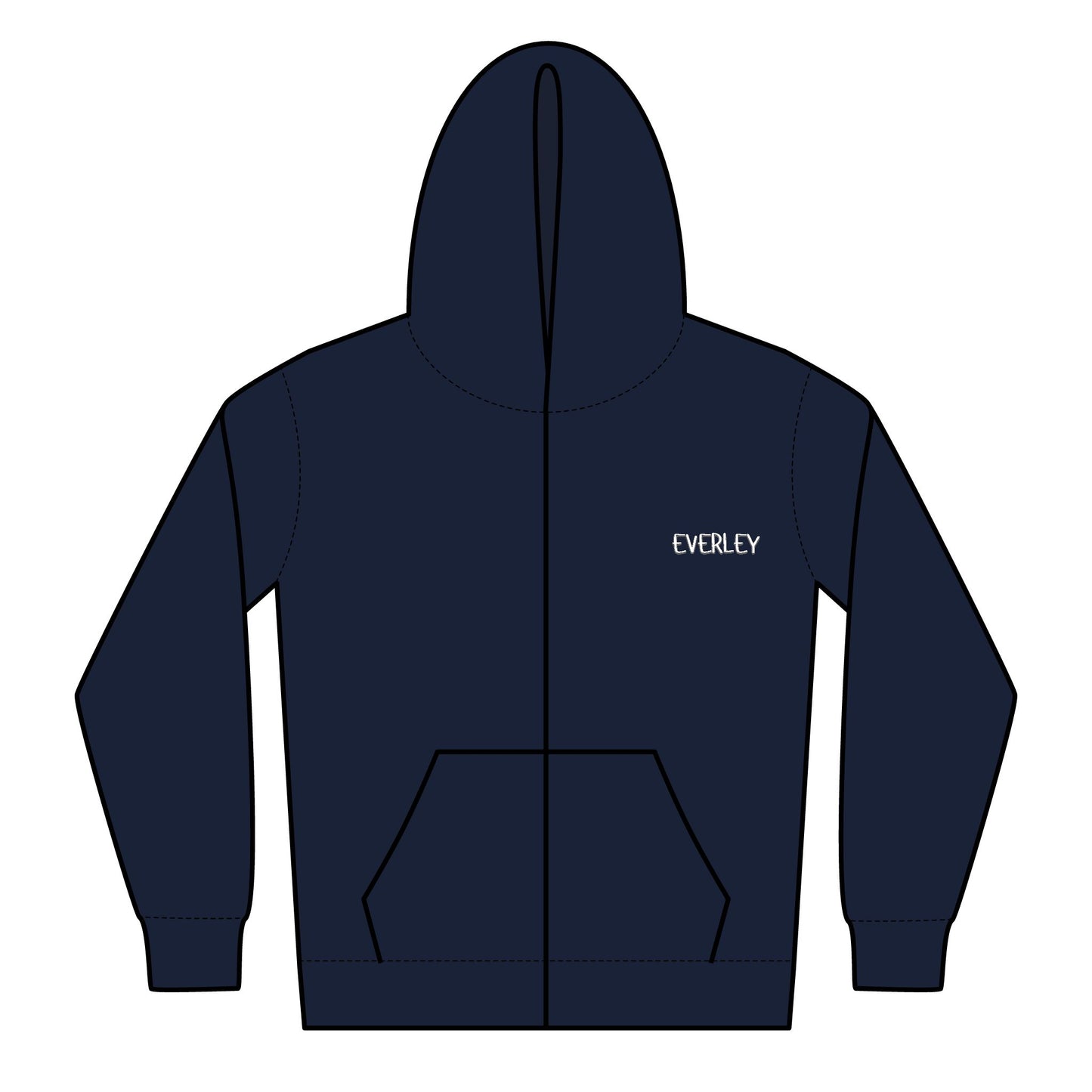 Custom Dance Everley Youth Zipped Hoodie