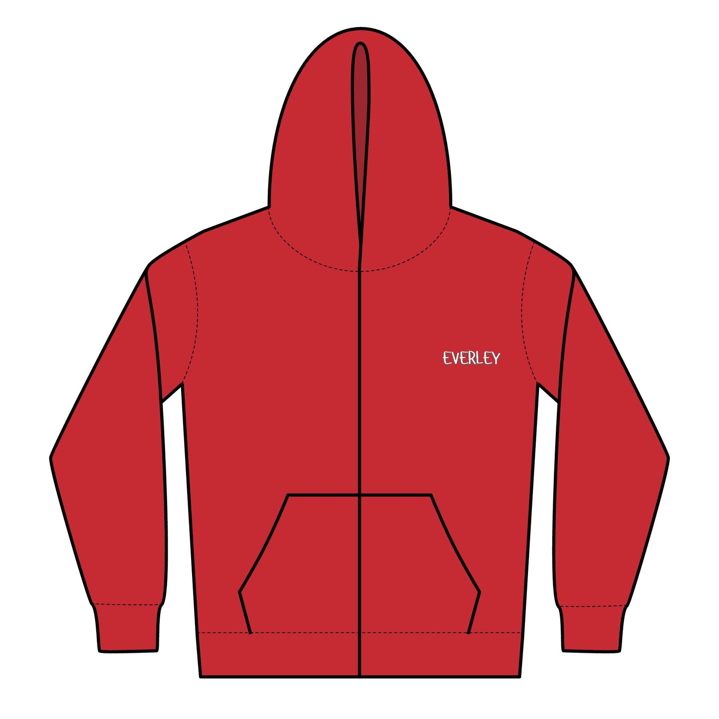 Custom Dance Everley Youth Zipped Hoodie