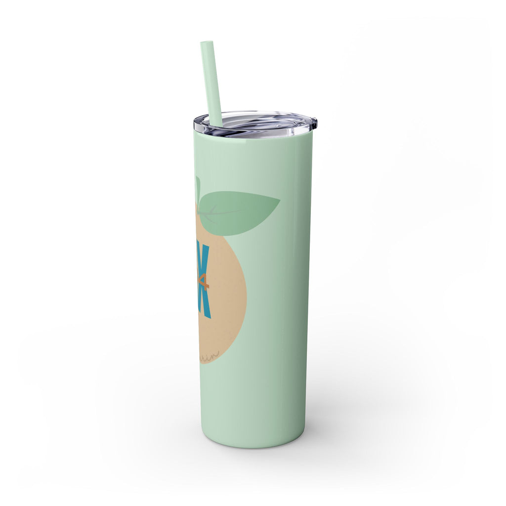 Mandarin 904 Skinny Tumbler with Straw, 20oz