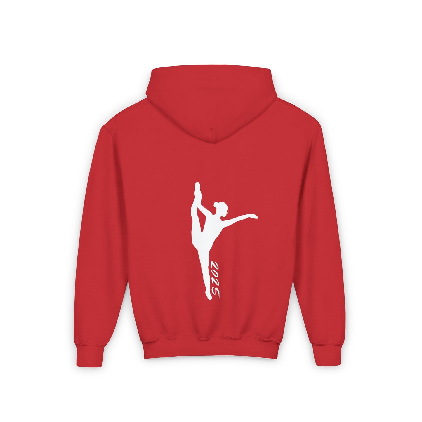 Custom Dance Team Hooded Sweatshirt w name and back logo