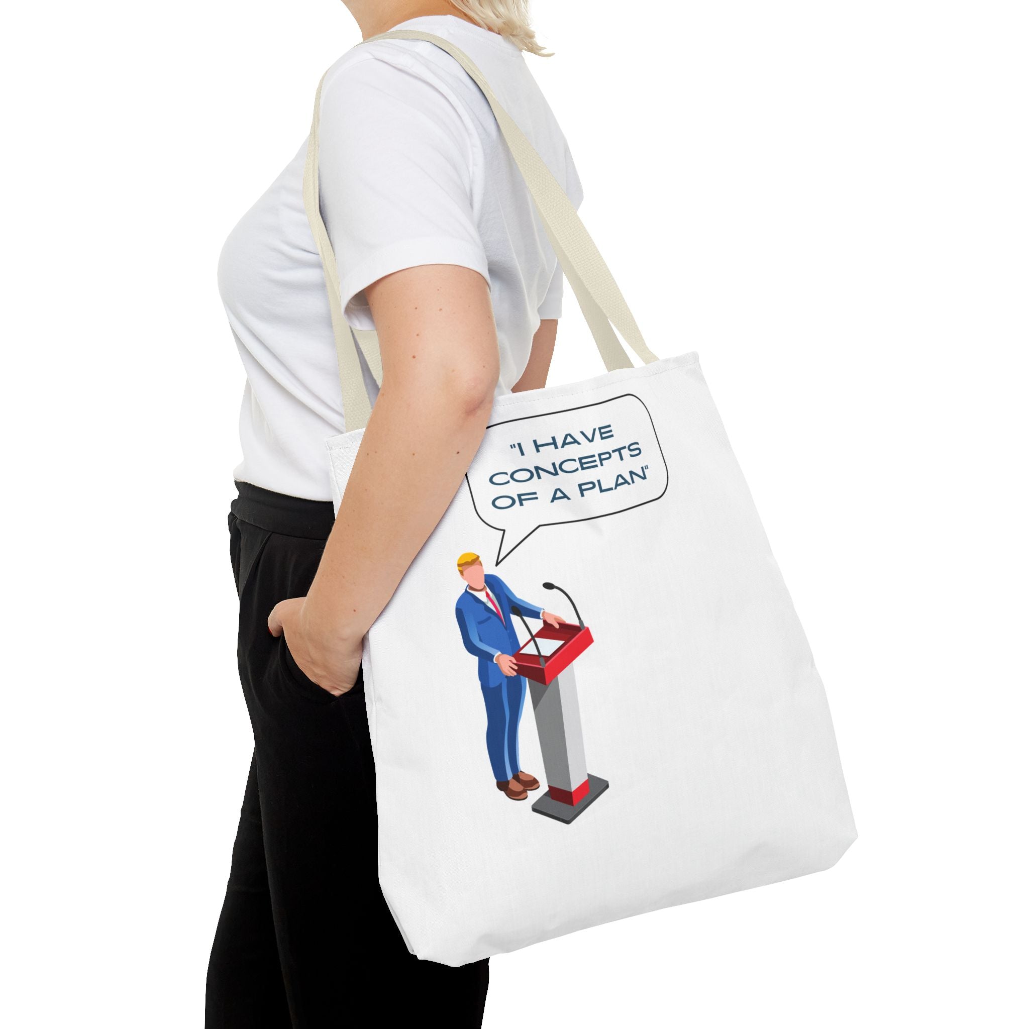I Have Concepts of a Plan Trump Quotes They're Eating the Pets Tote Bag