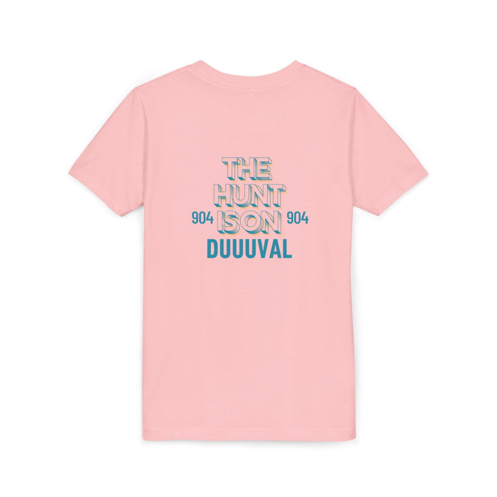 Travis Hunter Youth Short Sleeve Tee - 'The Hunt Is On' Jags Hunter Fan Wear TShirt Kids