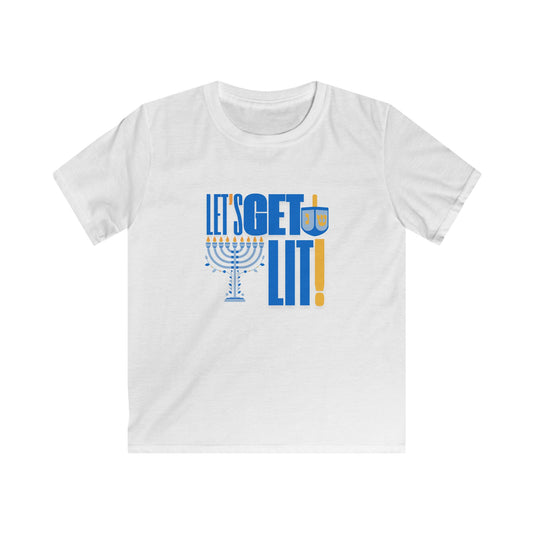 Kids Hanukkah Soft Tee Hanukkah T Shirt for Youth