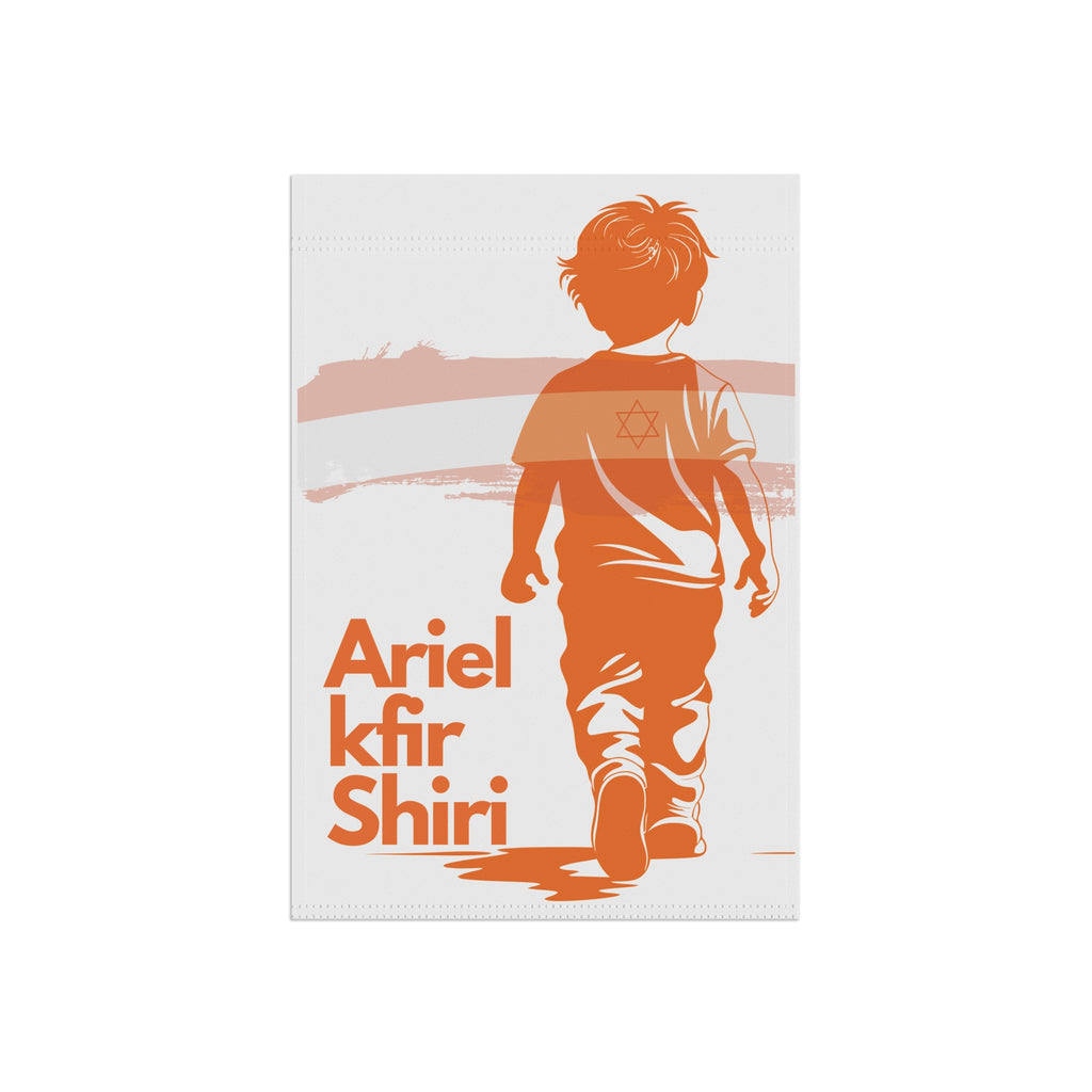 The Bibas Family, memorial garden flag, remembrance flag, innocent babies, honor and remember, Bibas family tribute flag