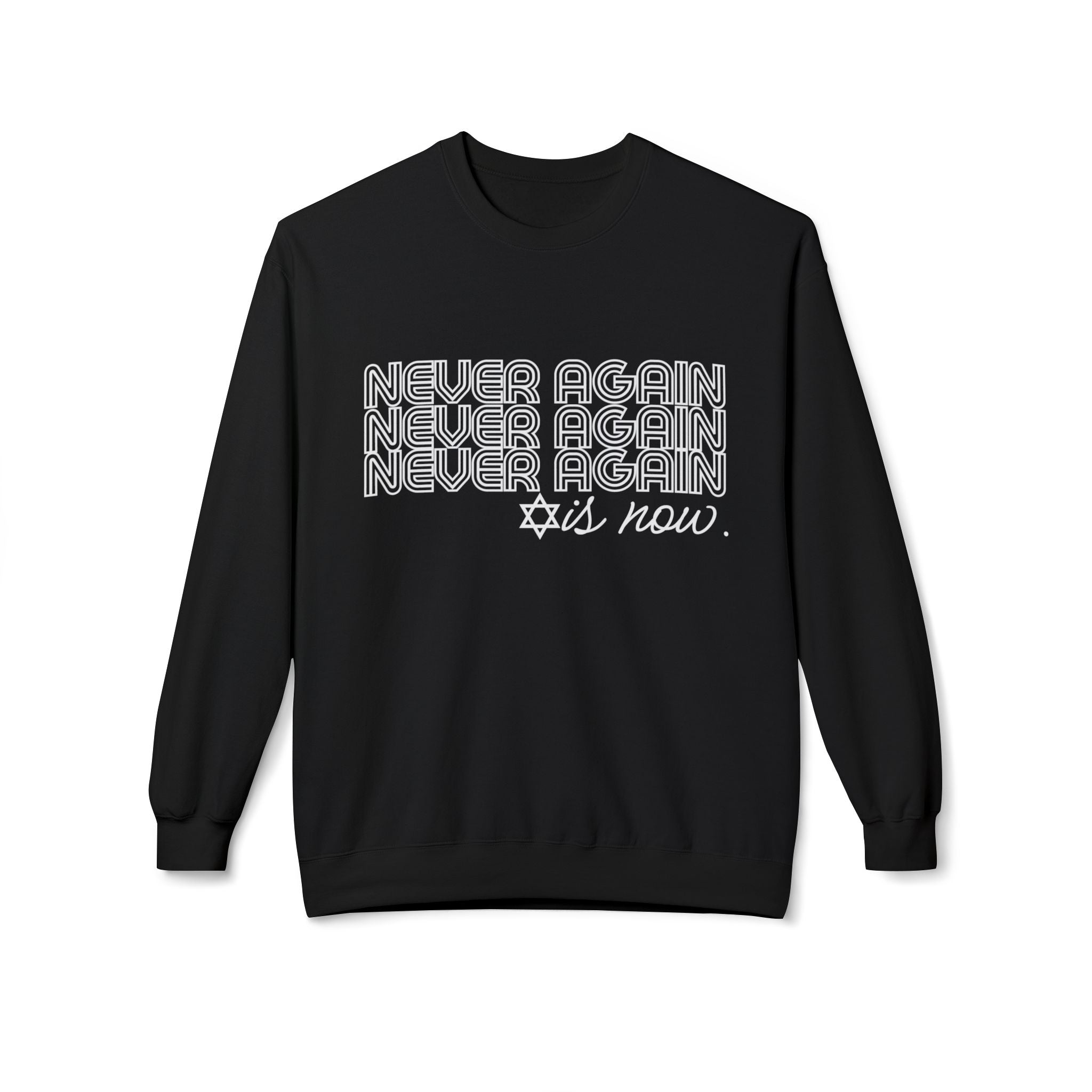 Never Again is Now Sweatshirt to End Jew Hate